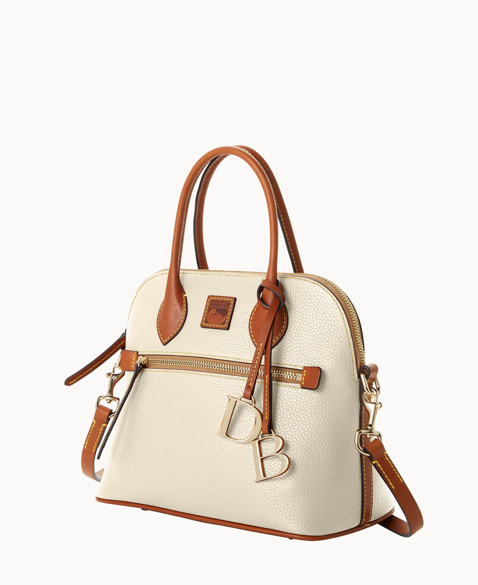 Pebble Grain Domed Satchel - Image 40