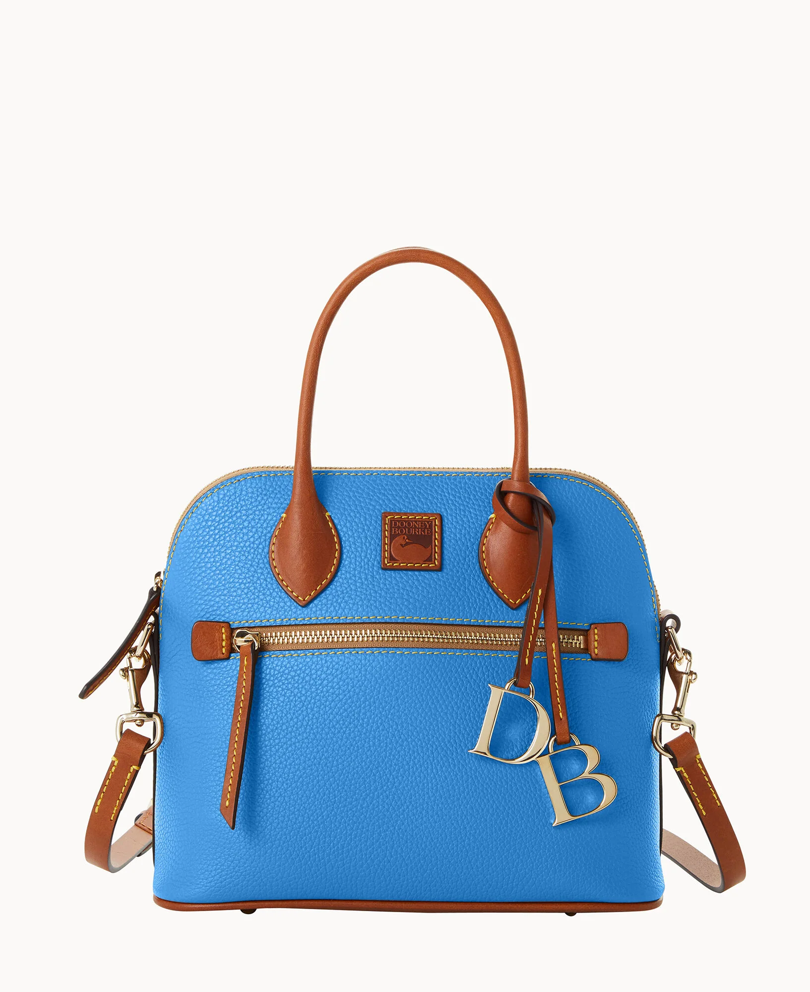 Pebble Grain Domed Satchel - Image 43