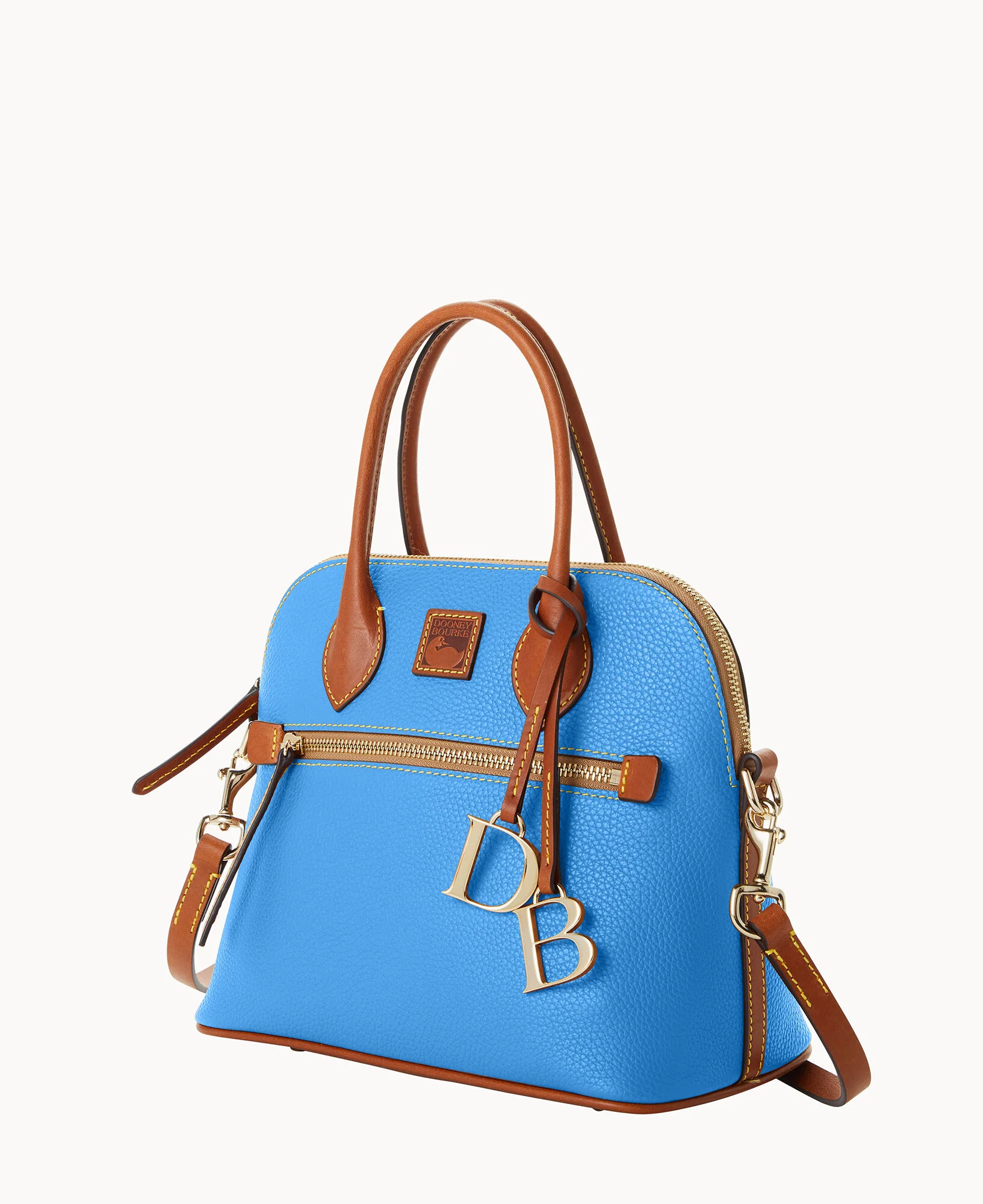 Pebble Grain Domed Satchel - Image 44