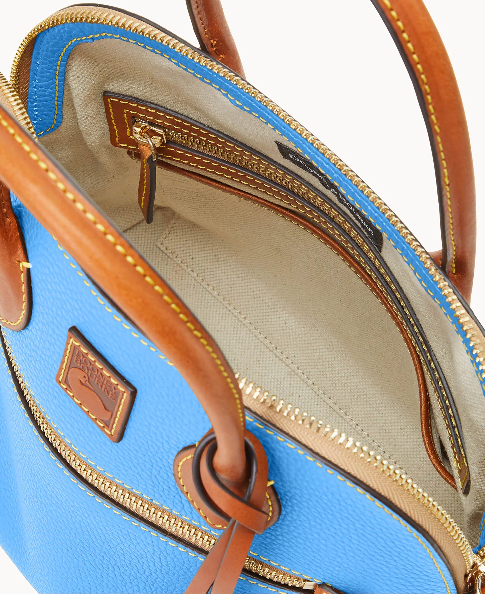 Pebble Grain Domed Satchel - Image 45