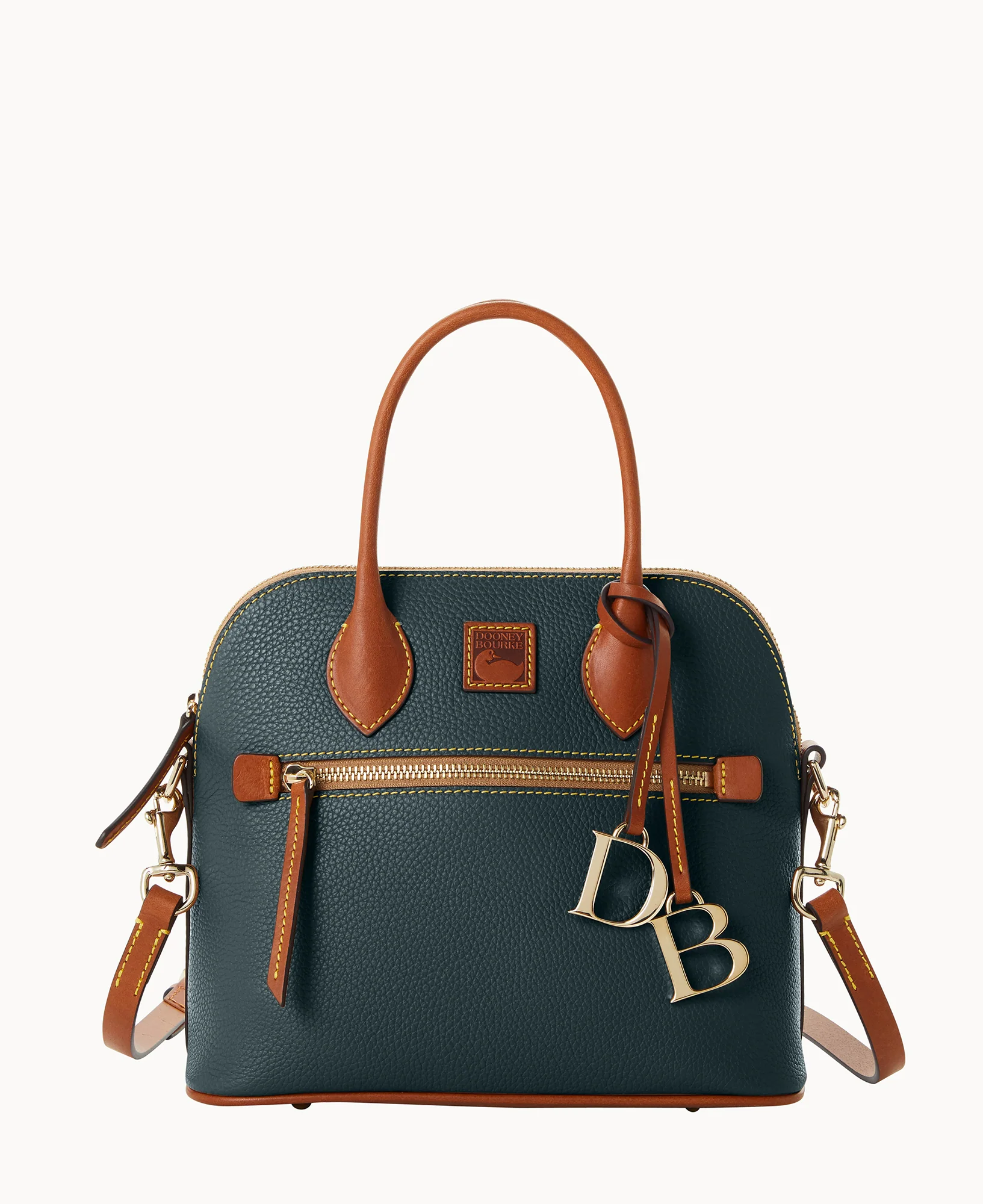 Pebble Grain Domed Satchel - Image 47