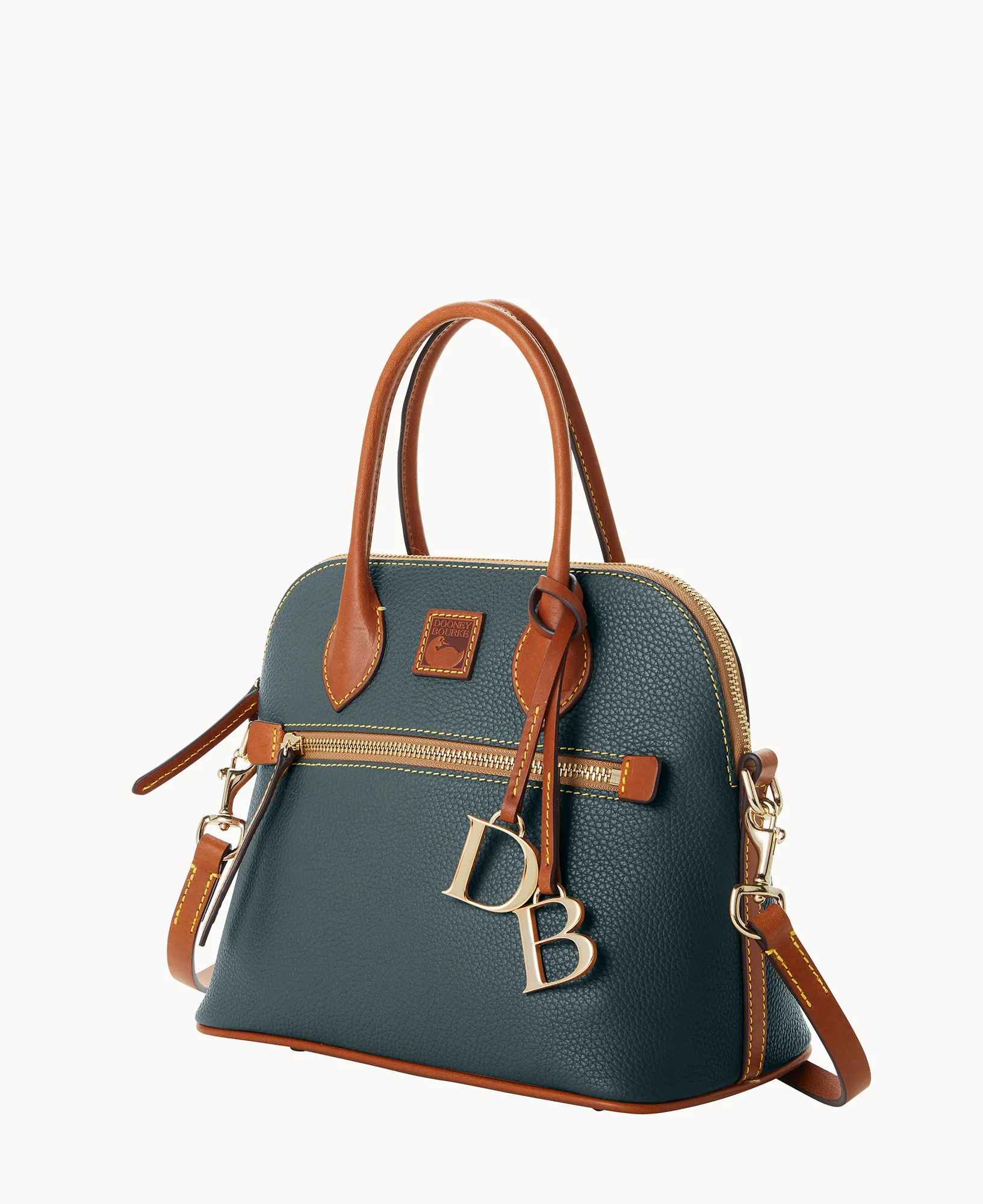 Pebble Grain Domed Satchel - Image 48