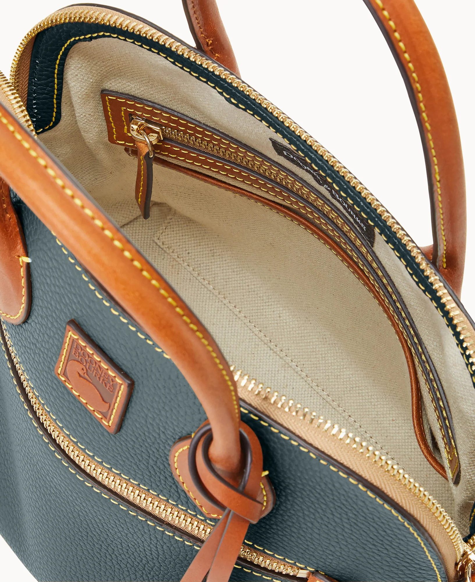 Pebble Grain Domed Satchel - Image 49
