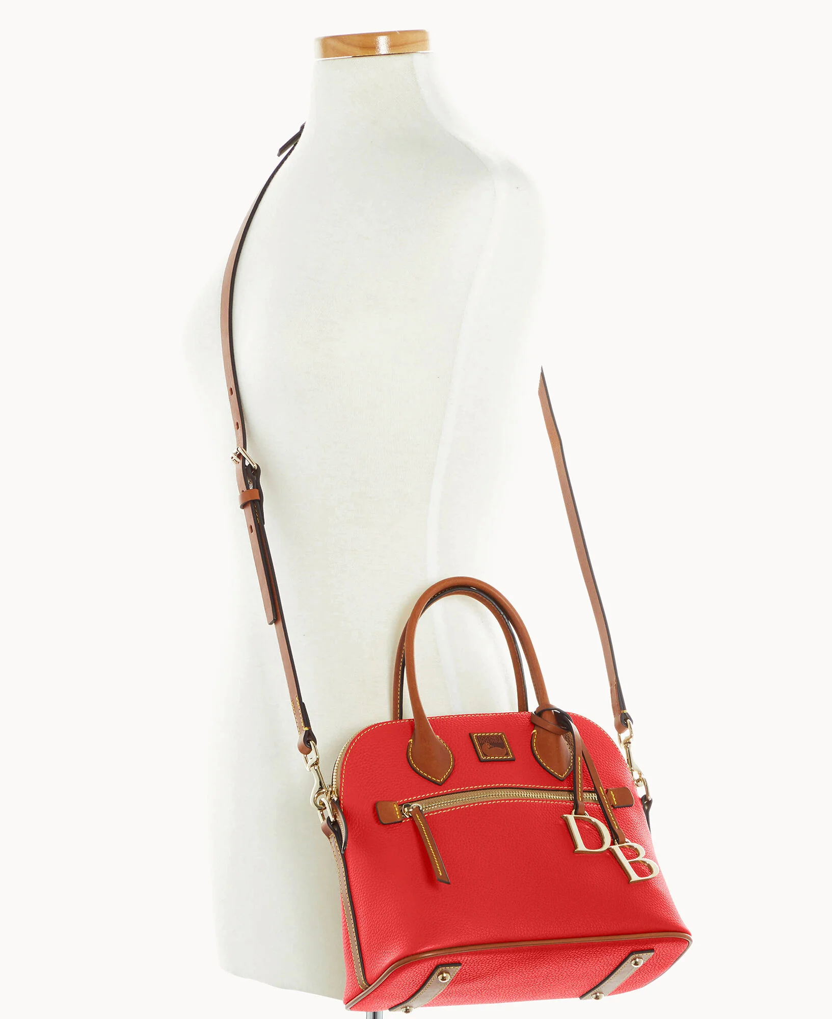 Pebble Grain Domed Satchel - Image 53