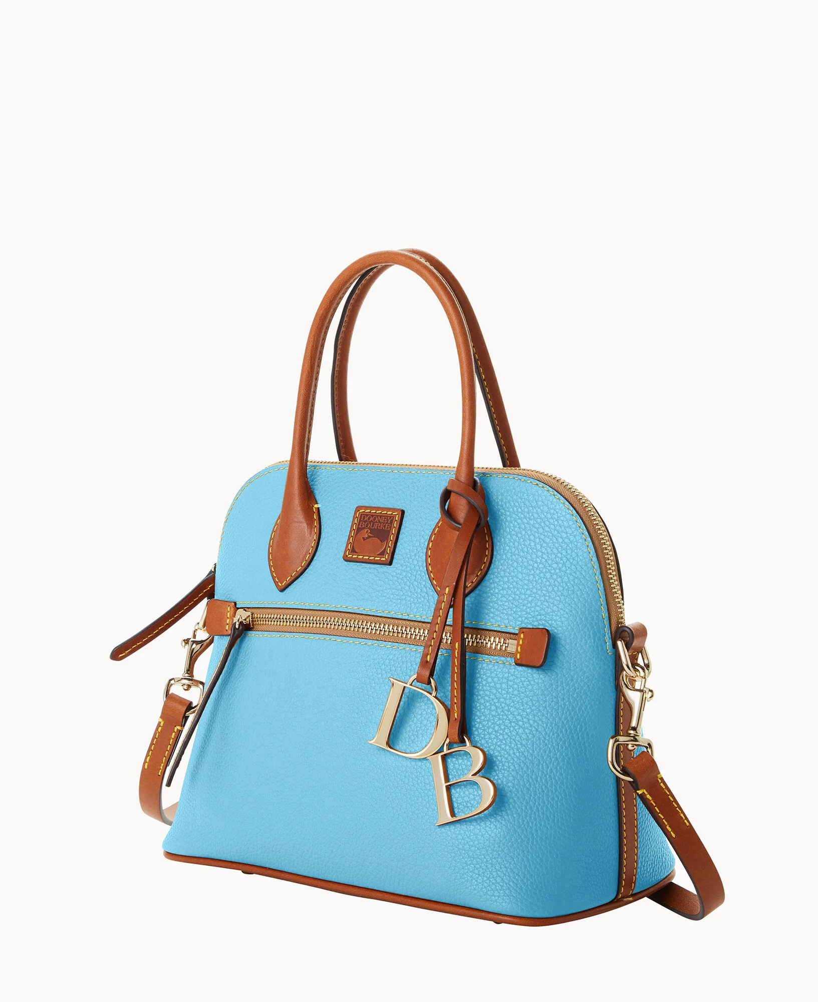 Pebble Grain Domed Satchel - Image 54