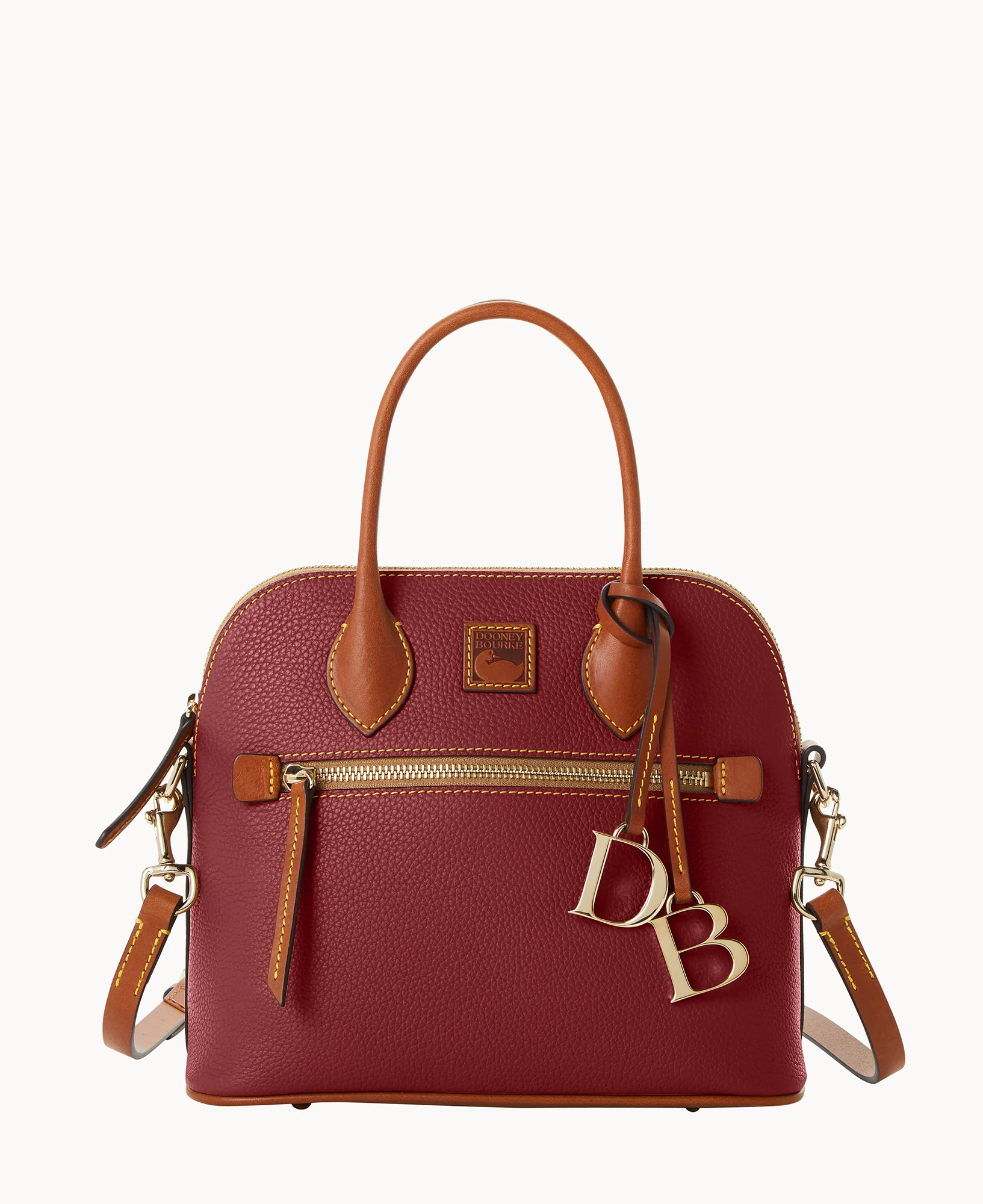 Pebble Grain Domed Satchel - Image 57