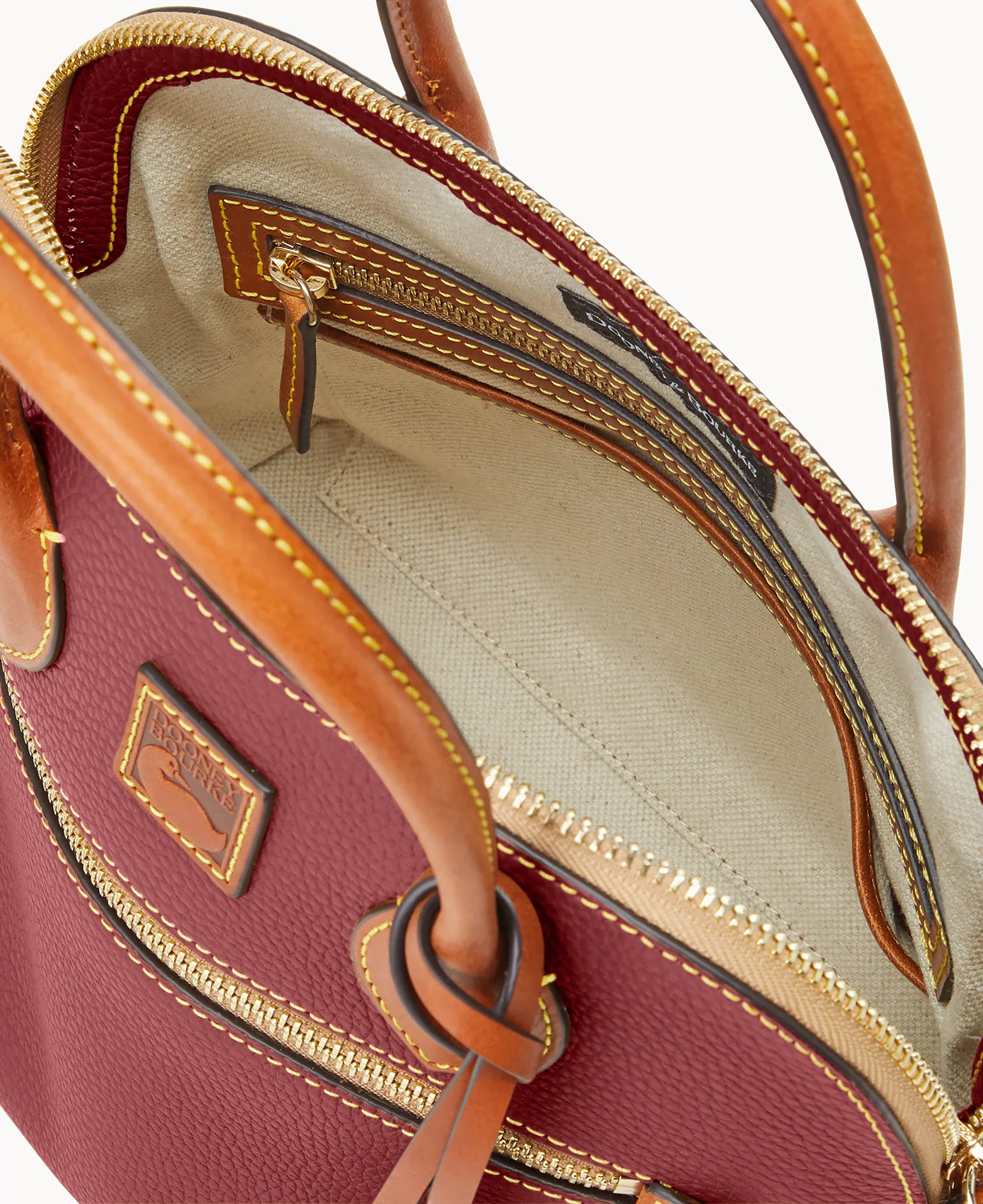 Pebble Grain Domed Satchel - Image 59