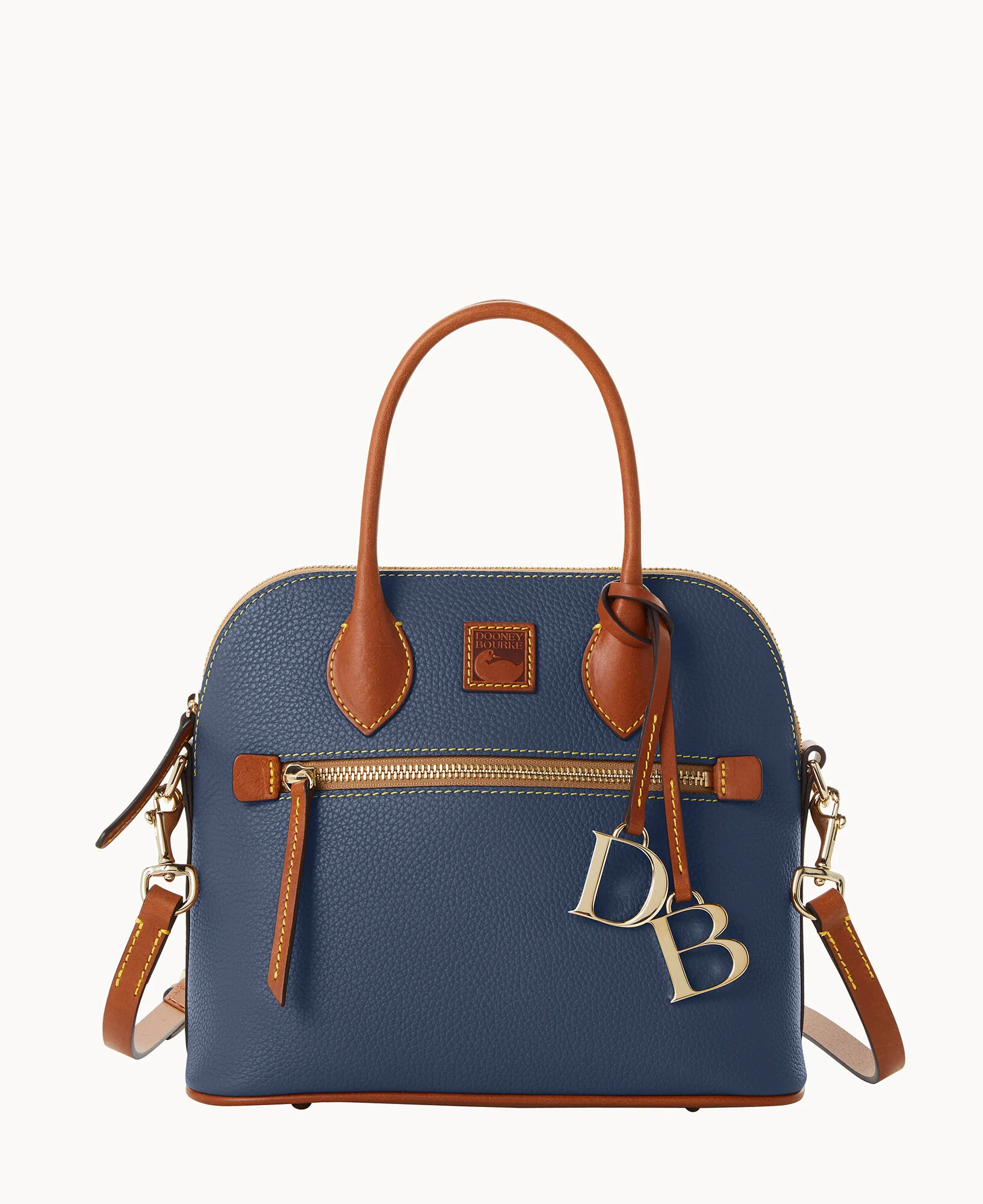 Pebble Grain Domed Satchel - Image 61