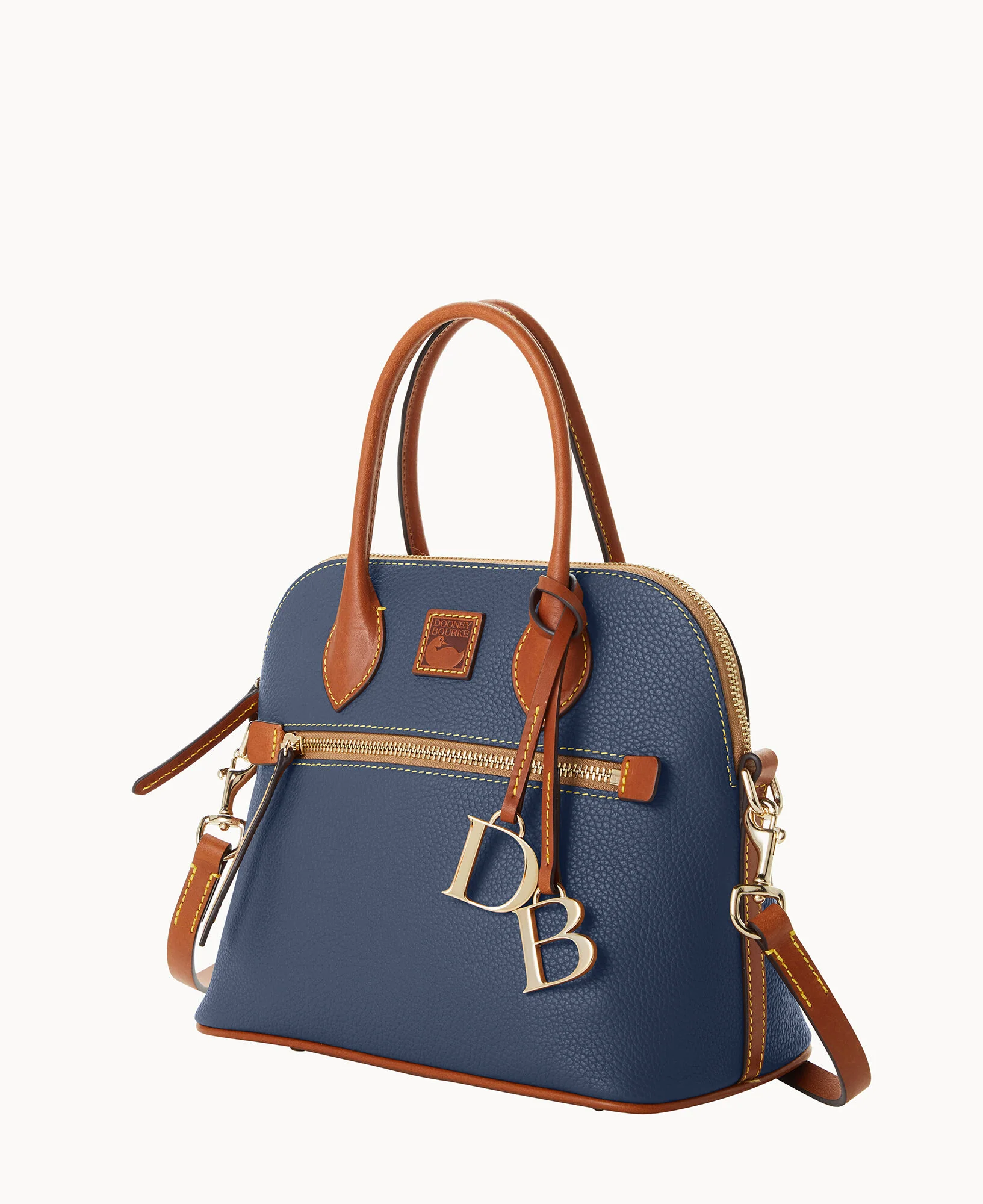 Pebble Grain Domed Satchel - Image 62