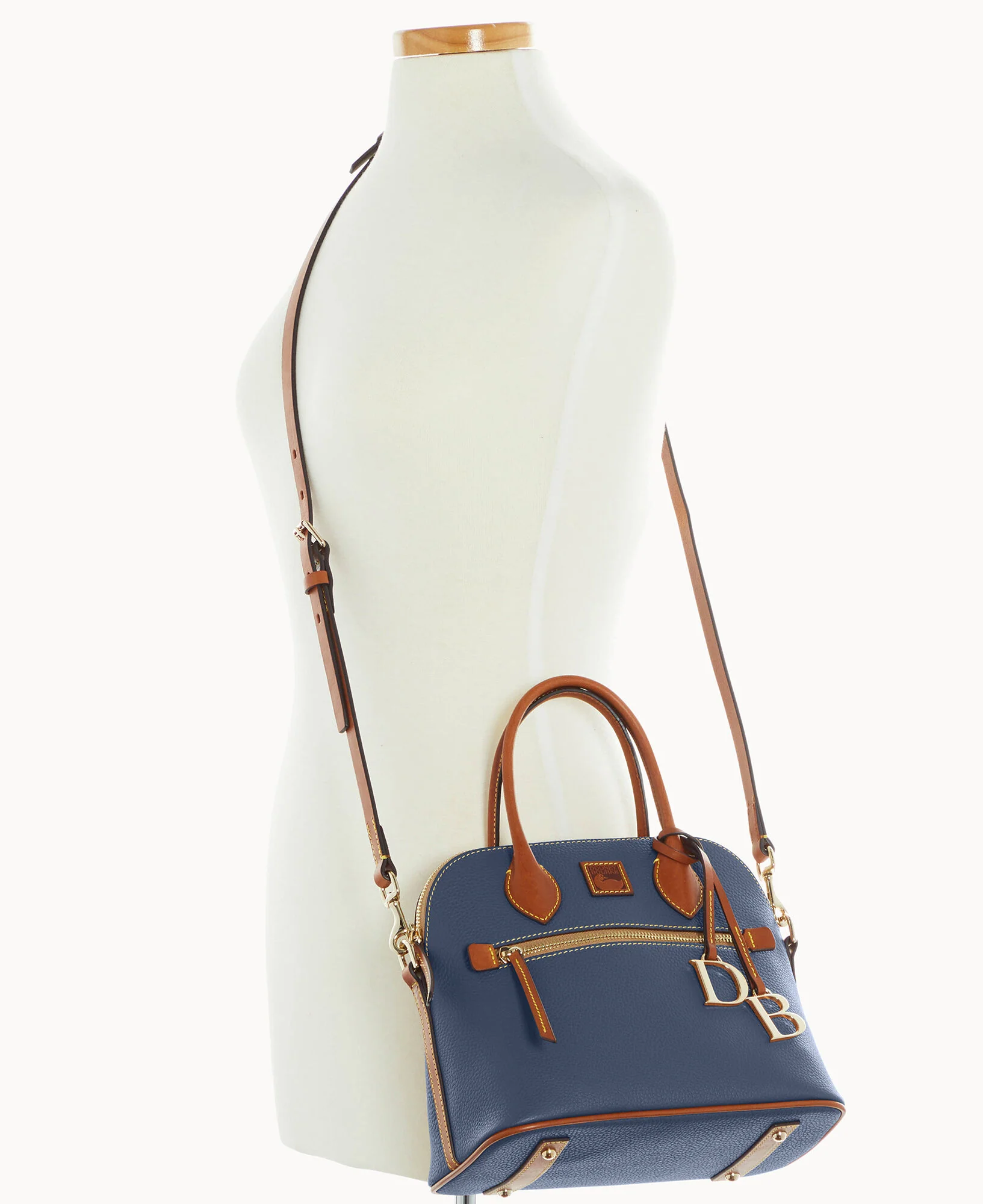 Pebble Grain Domed Satchel - Image 64