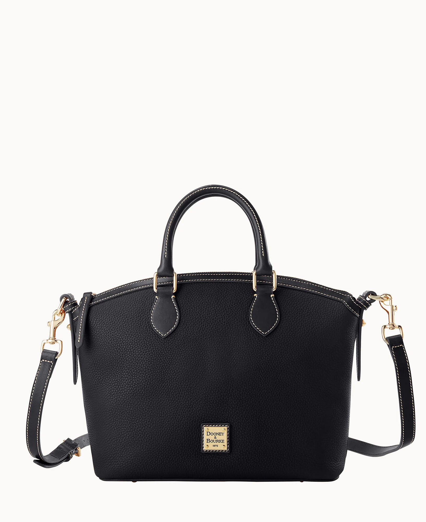 Pebble Grain Domed Satchel - Image 23