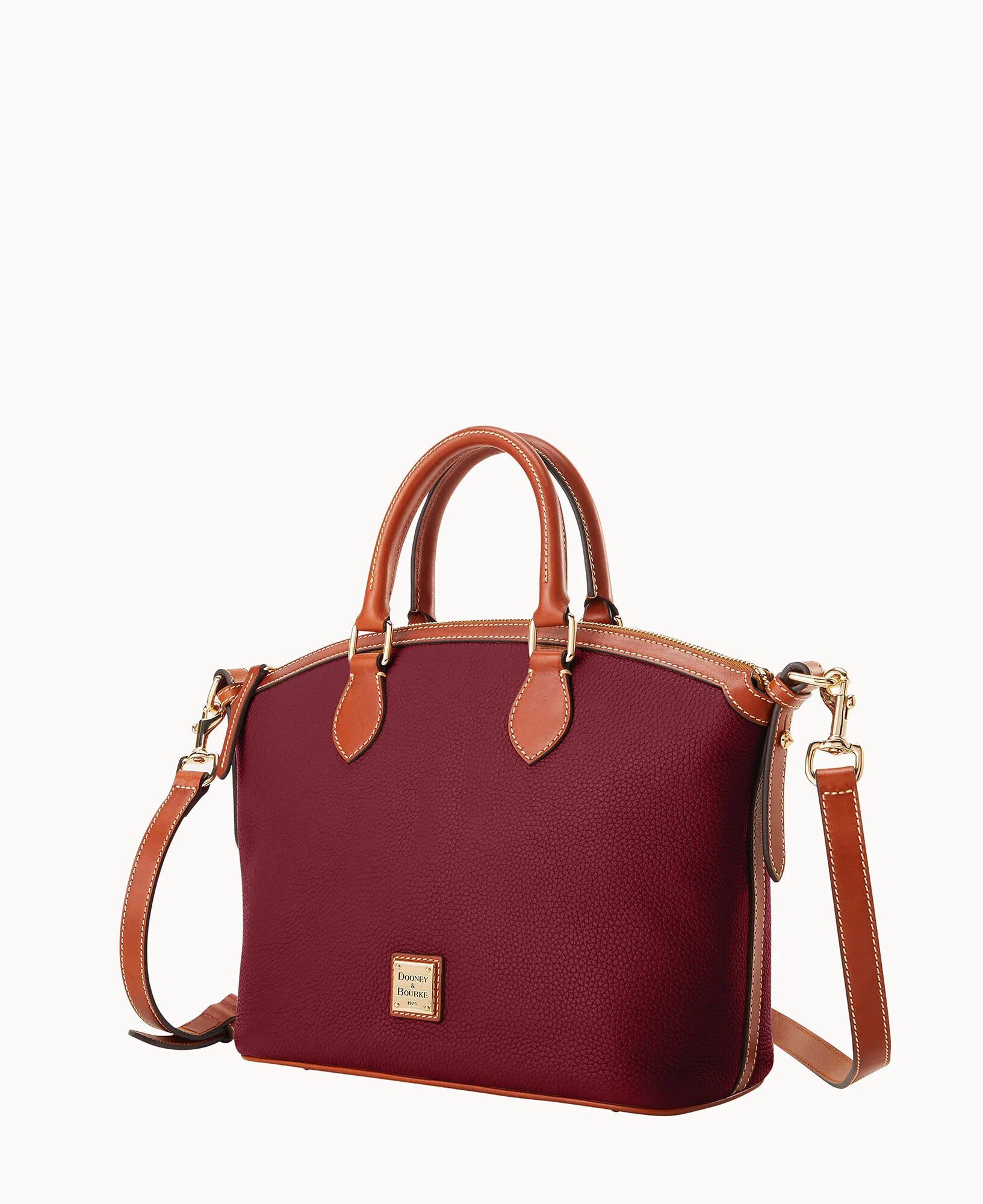 Pebble Grain Domed Satchel - Image 42