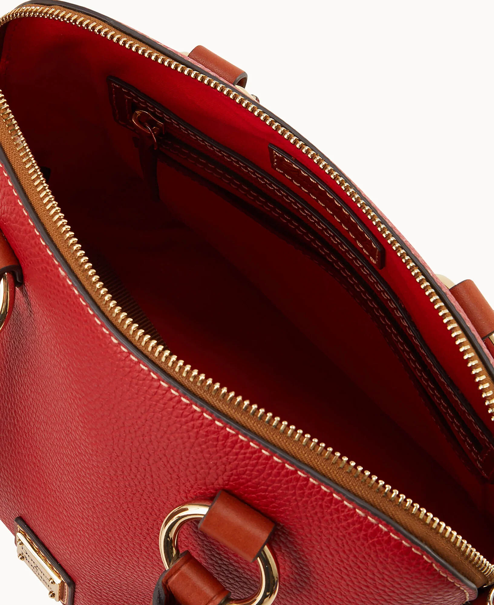 Pebble Grain Domed Satchel - Image 13