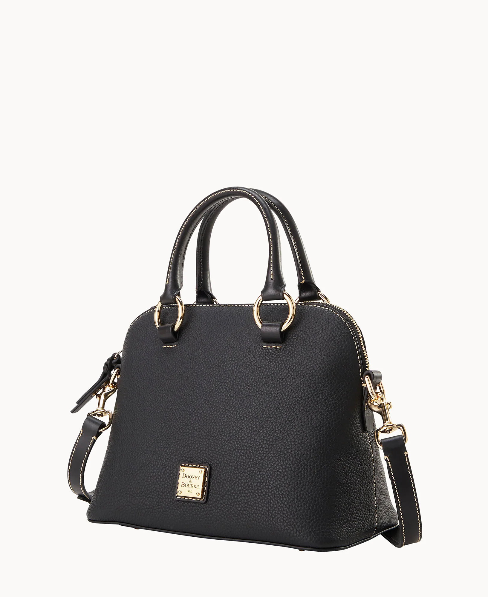 Pebble Grain Domed Satchel - Image 2