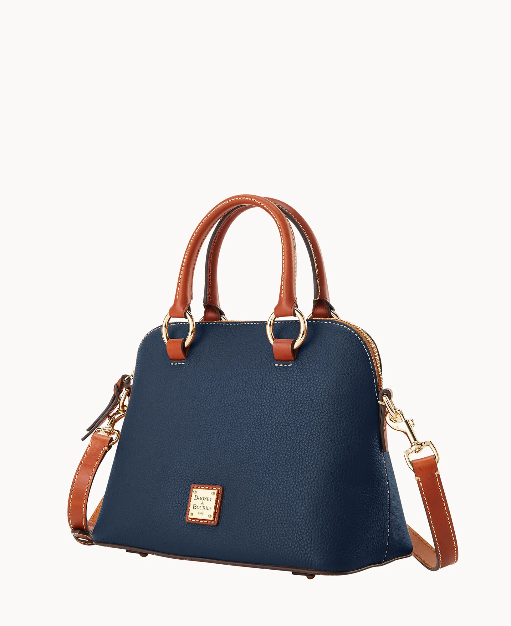 Pebble Grain Domed Satchel - Image 22
