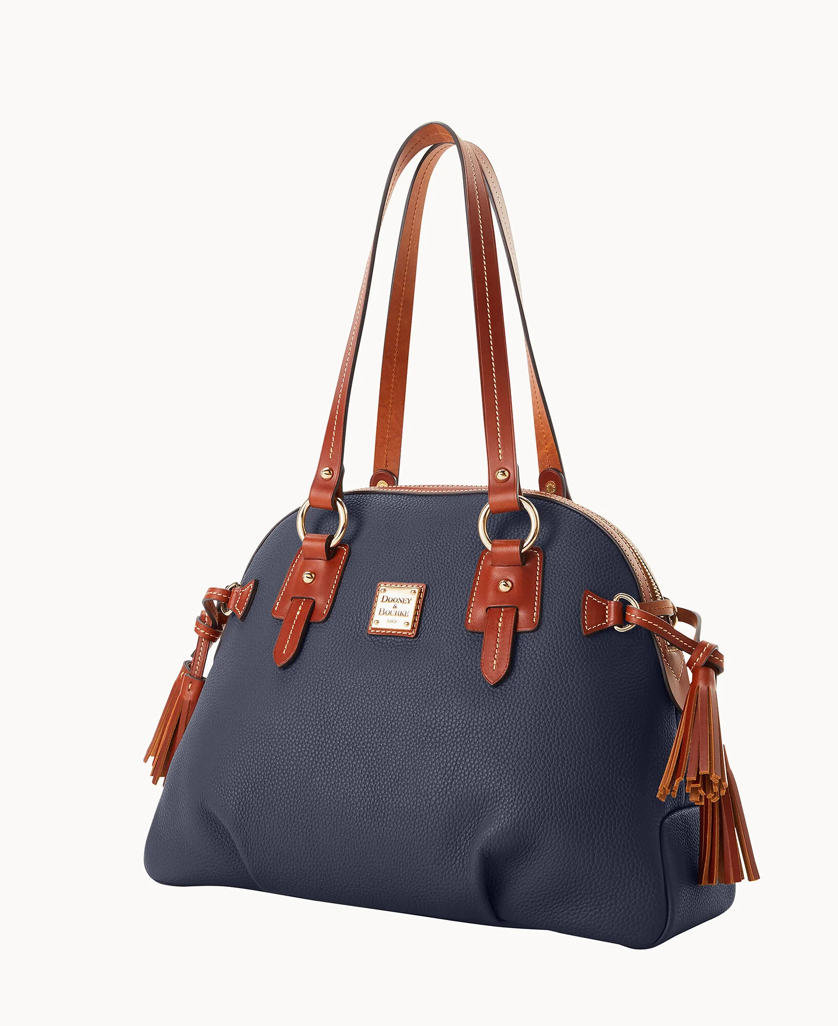 Pebble Grain Domed Satchel - Image 2