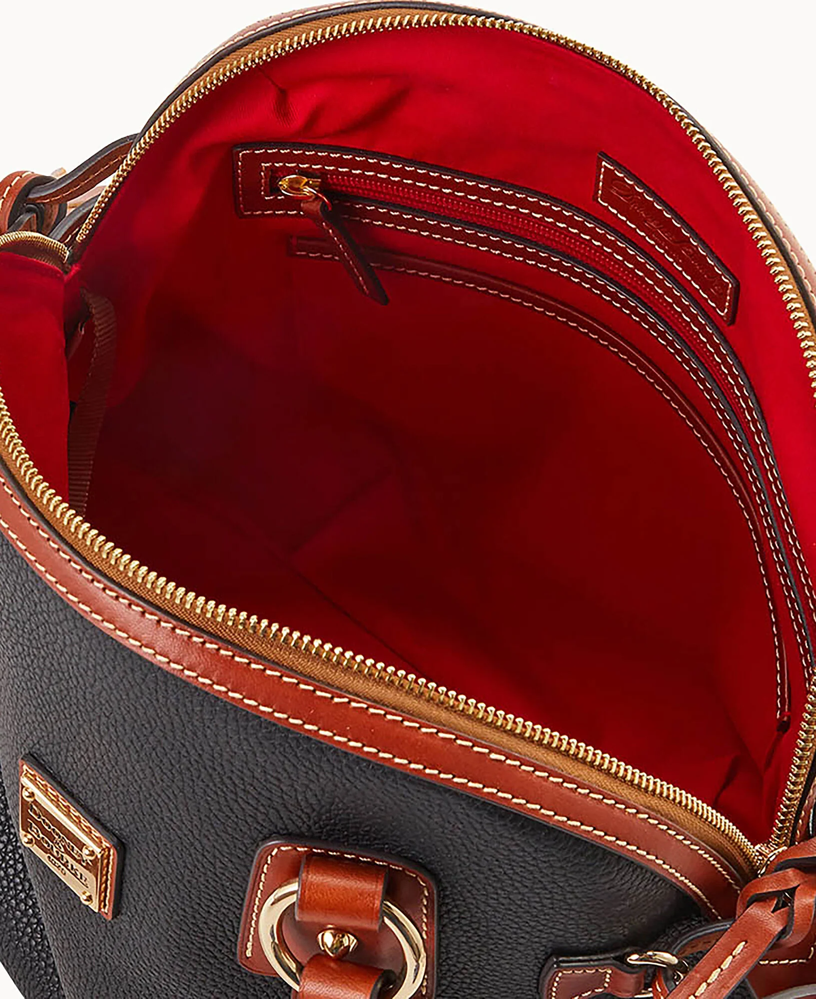 Pebble Grain Domed Satchel - Image 7
