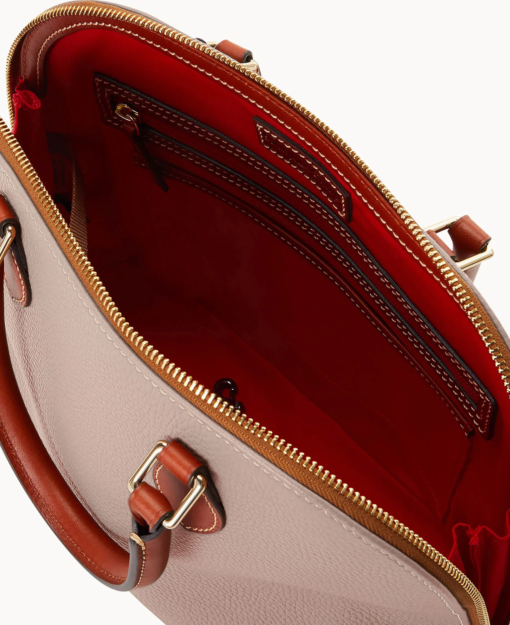 Pebble Grain Domed Satchel - Image 34