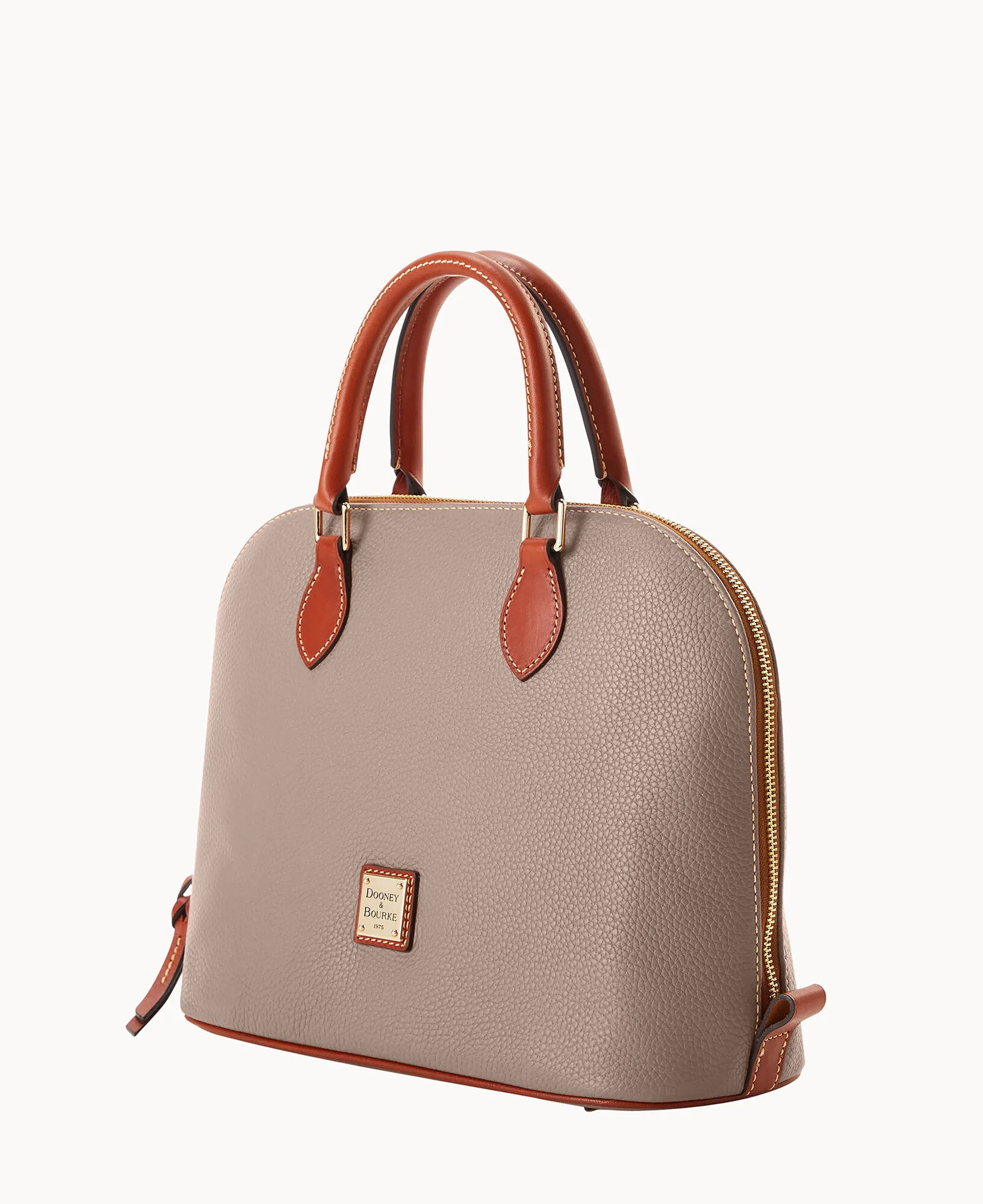 Pebble Grain Domed Satchel - Image 49