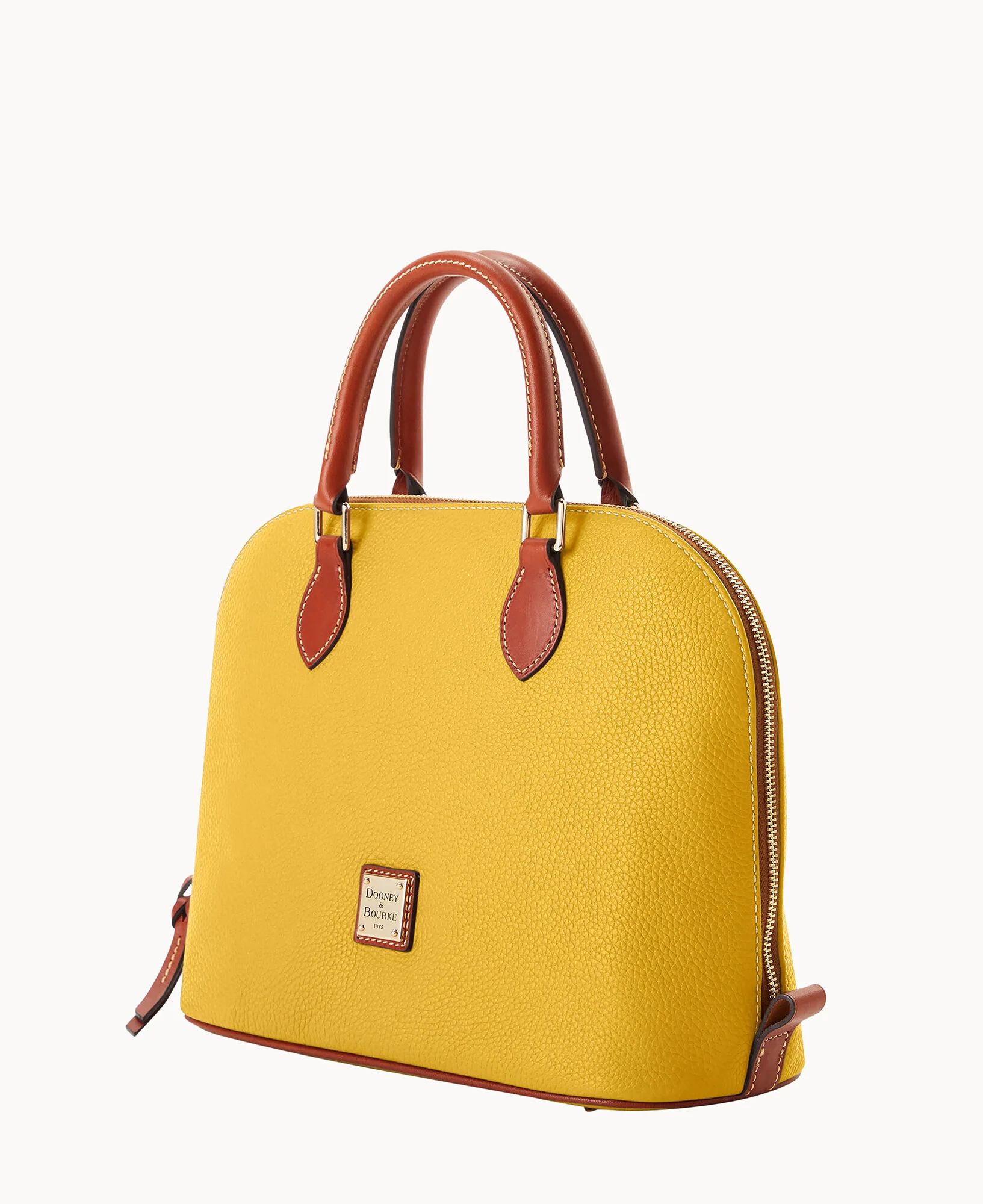 Pebble Grain Domed Satchel - Image 53