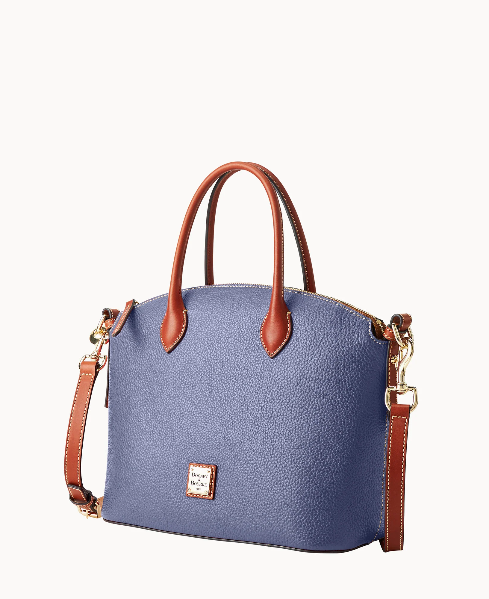 Pebble Grain Domed Satchel - Image 45