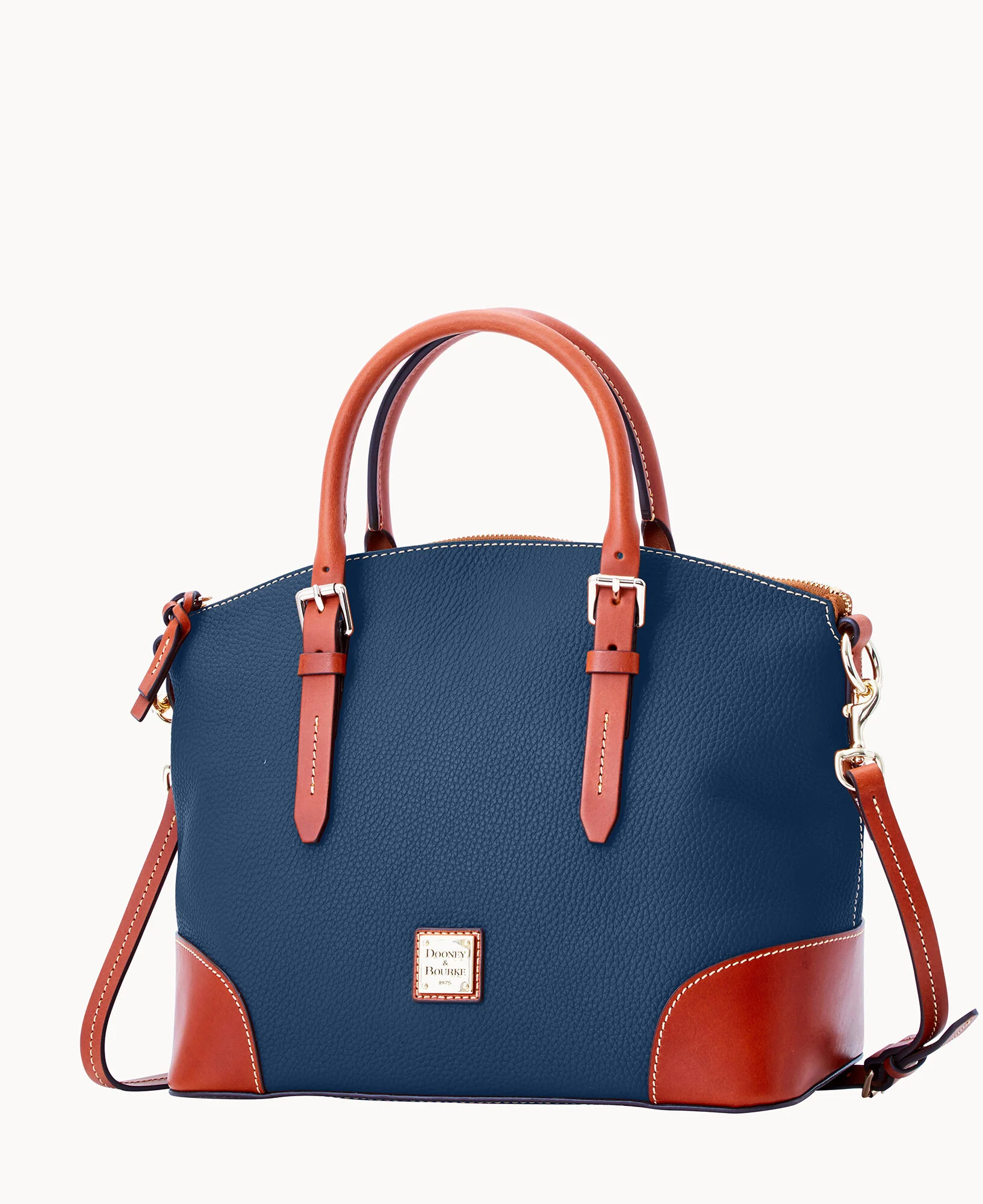 Pebble Grain Domed Satchel - Image 70