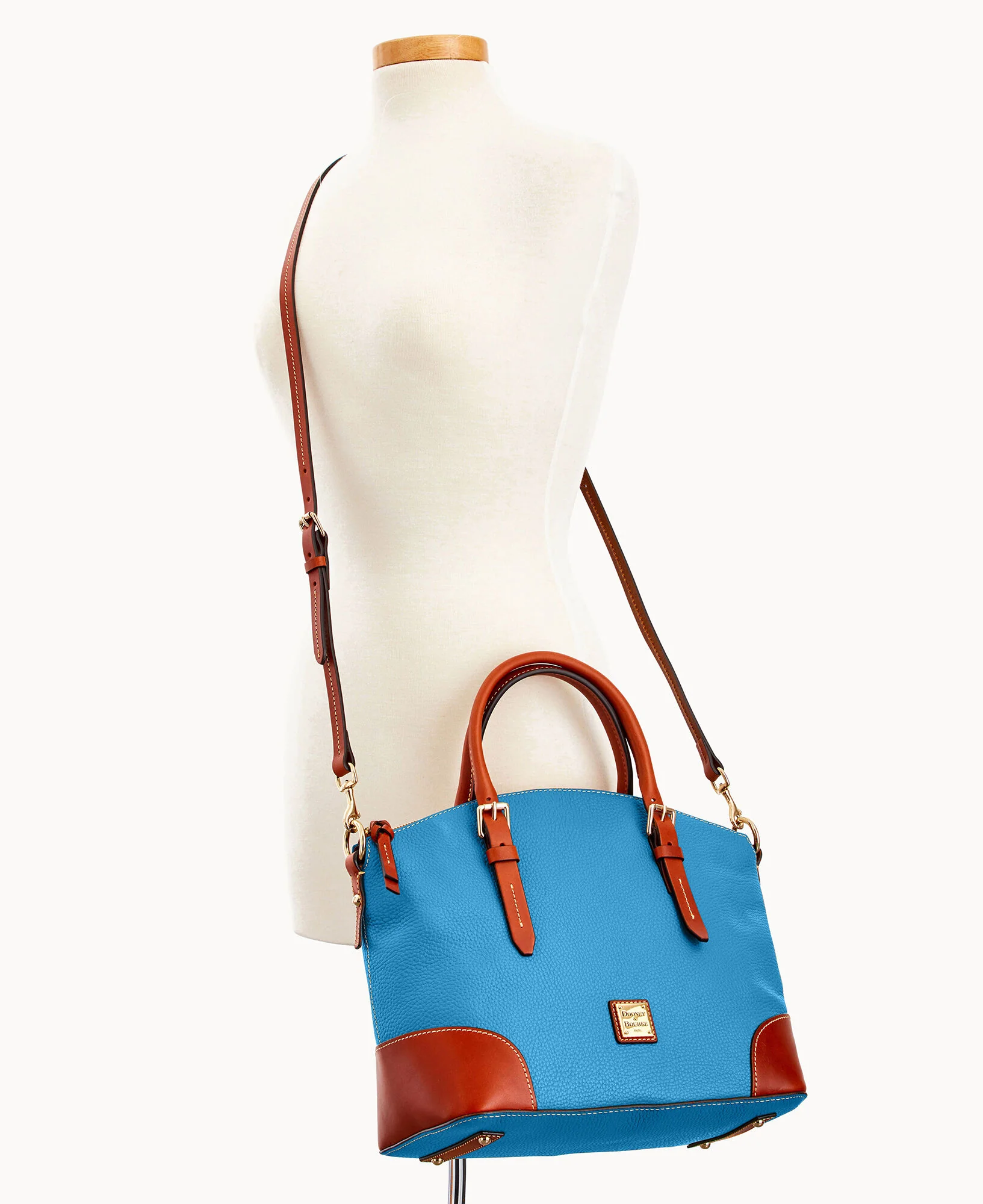 Pebble Grain Domed Satchel - Image 94
