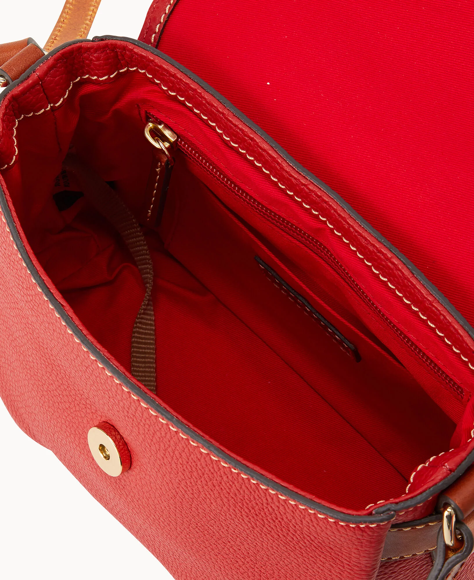 Pebble Grain Flap Crossbody - Image 3