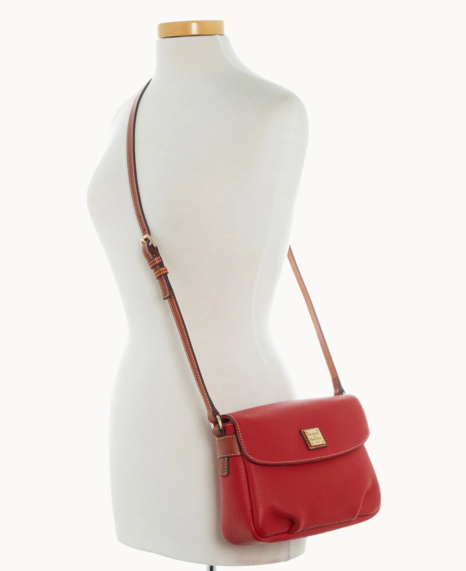 Pebble Grain Flap Crossbody - Image 4