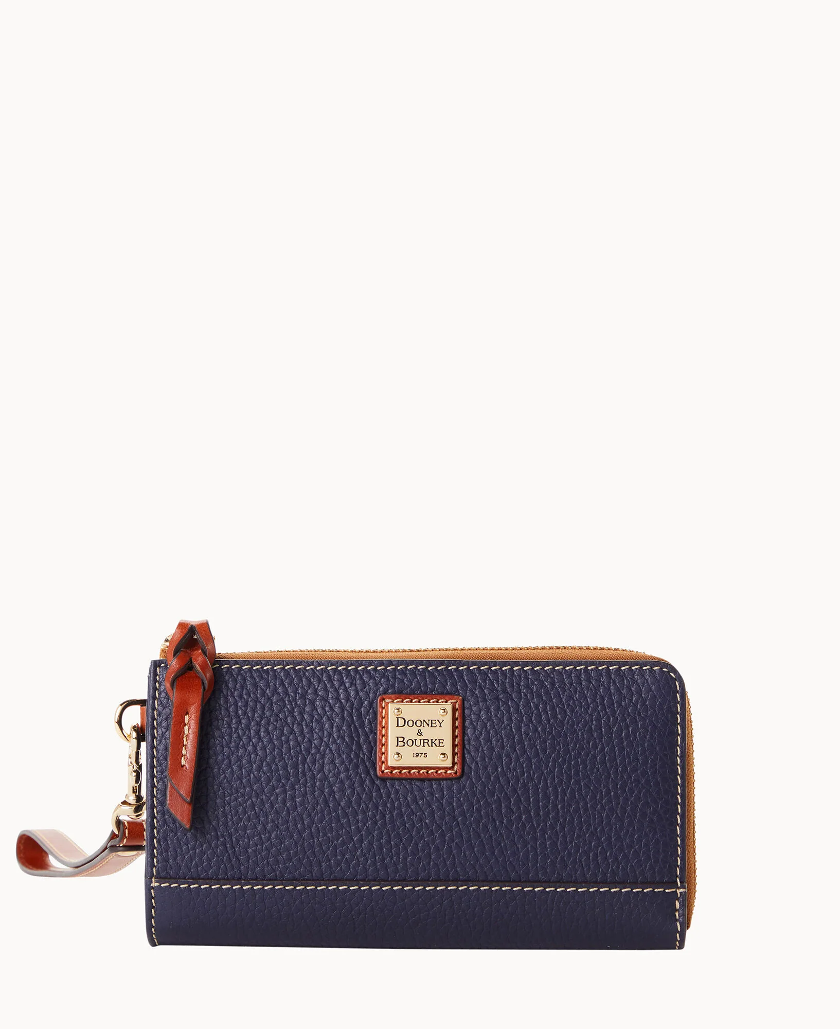 Pebble Grain Folded Zip Wristlet - Image 21