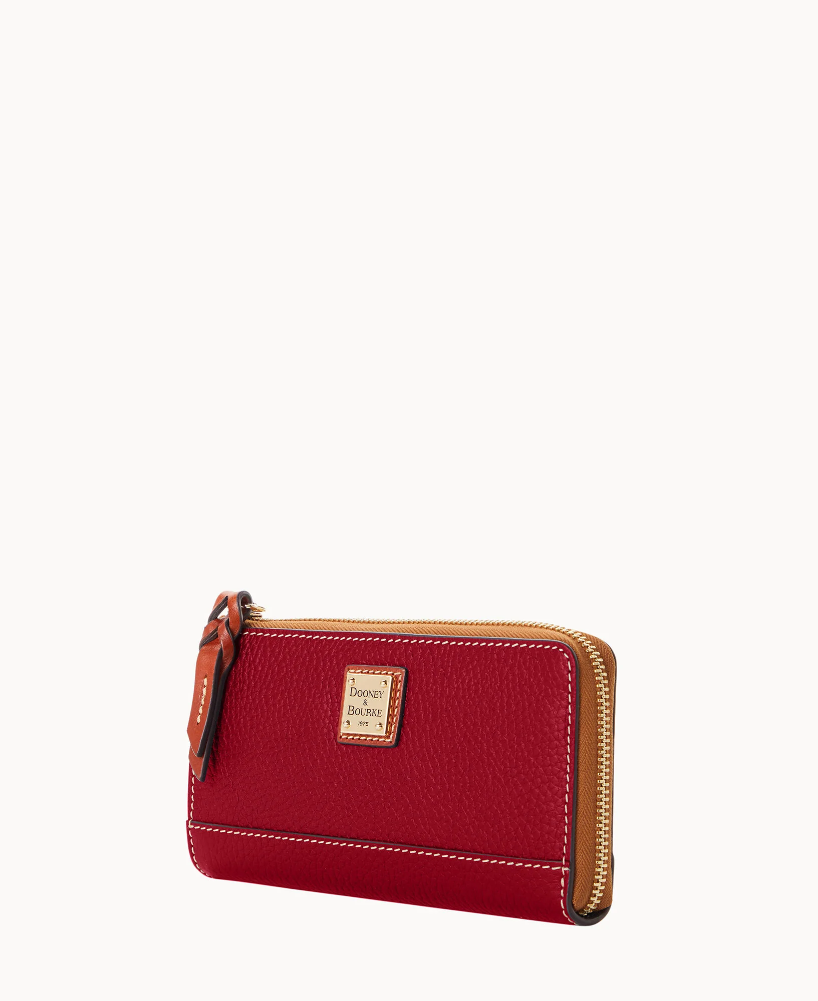Pebble Grain Folded Zip Wristlet - Image 28