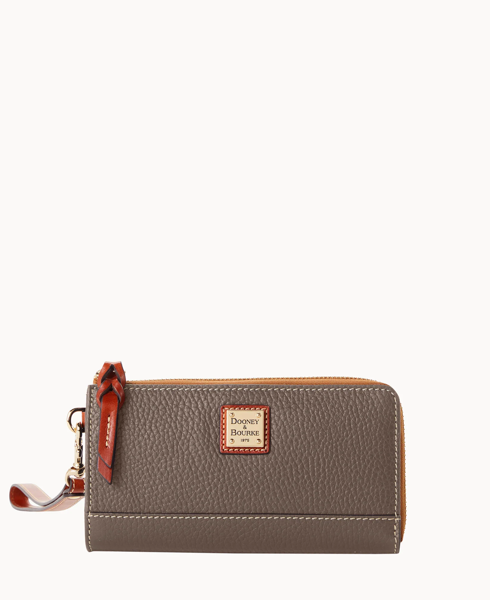 Pebble Grain Folded Zip Wristlet - Image 37