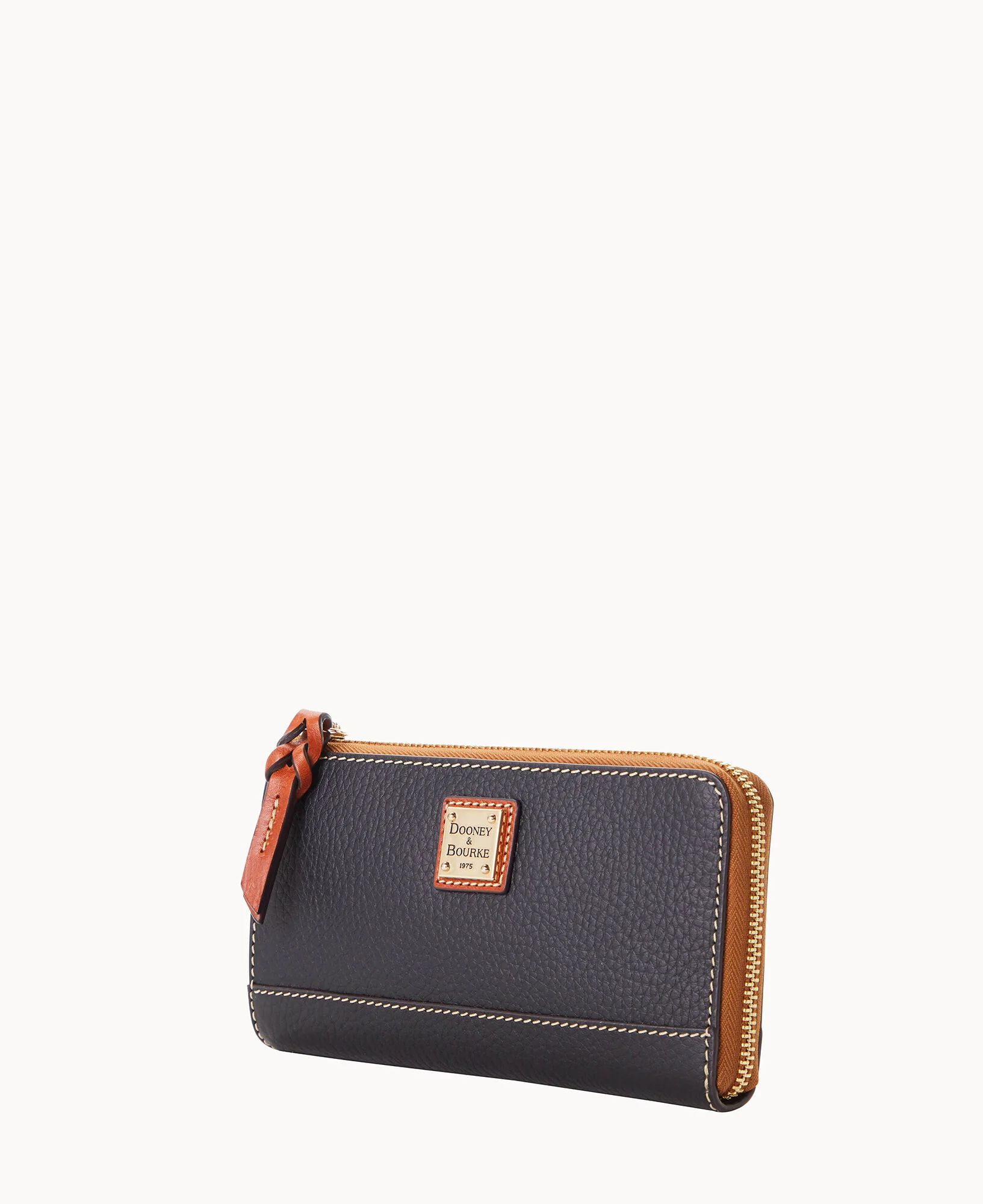 Pebble Grain Folded Zip Wristlet - Image 41