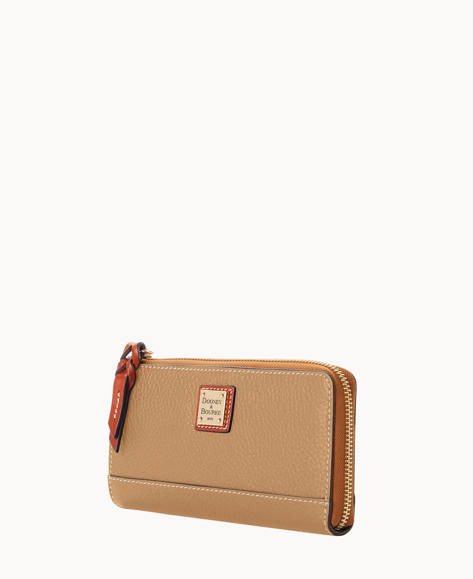 Pebble Grain Folded Zip Wristlet - Image 49