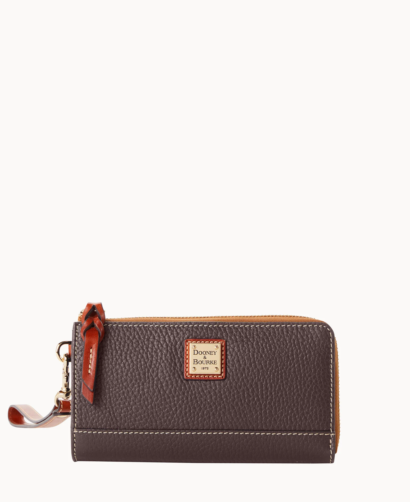 Pebble Grain Folded Zip Wristlet - Image 51