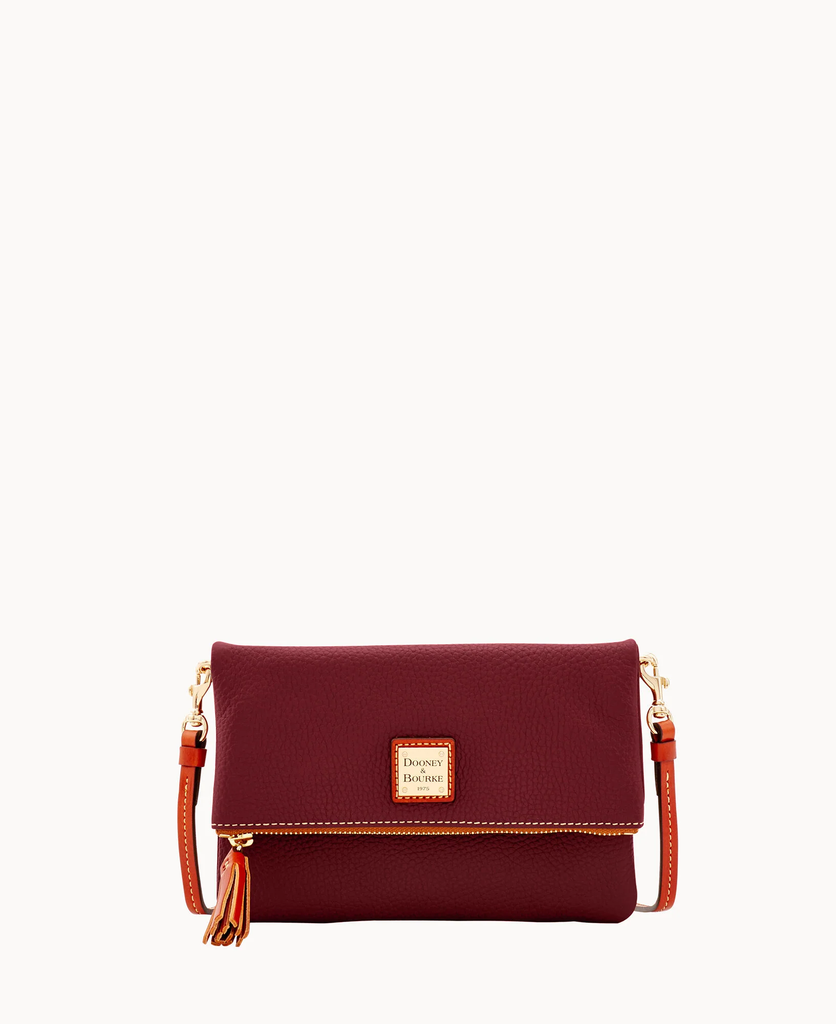 Pebble Grain Foldover Zip Crossbody - Image 25