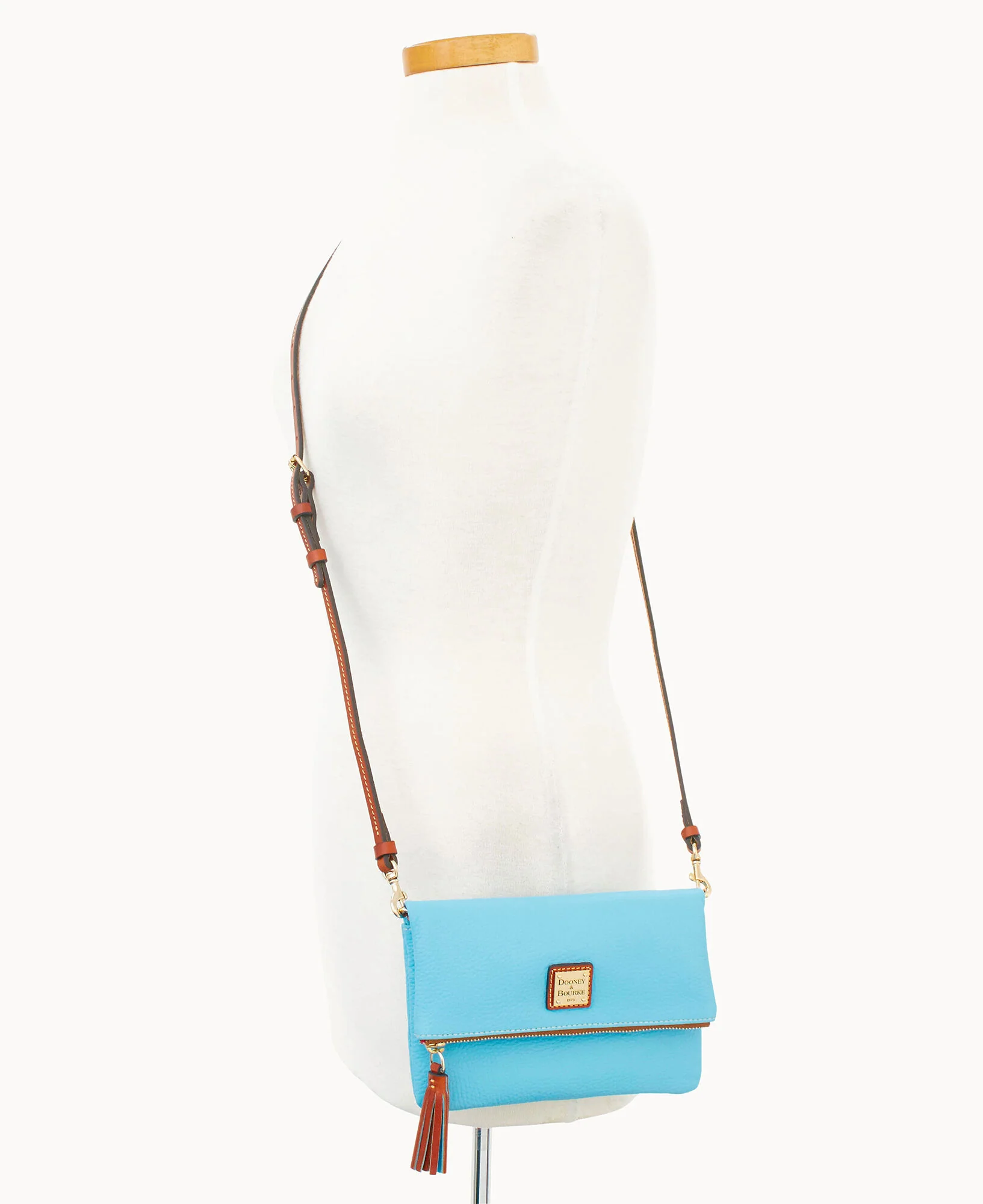 Pebble Grain Foldover Zip Crossbody - Image 49