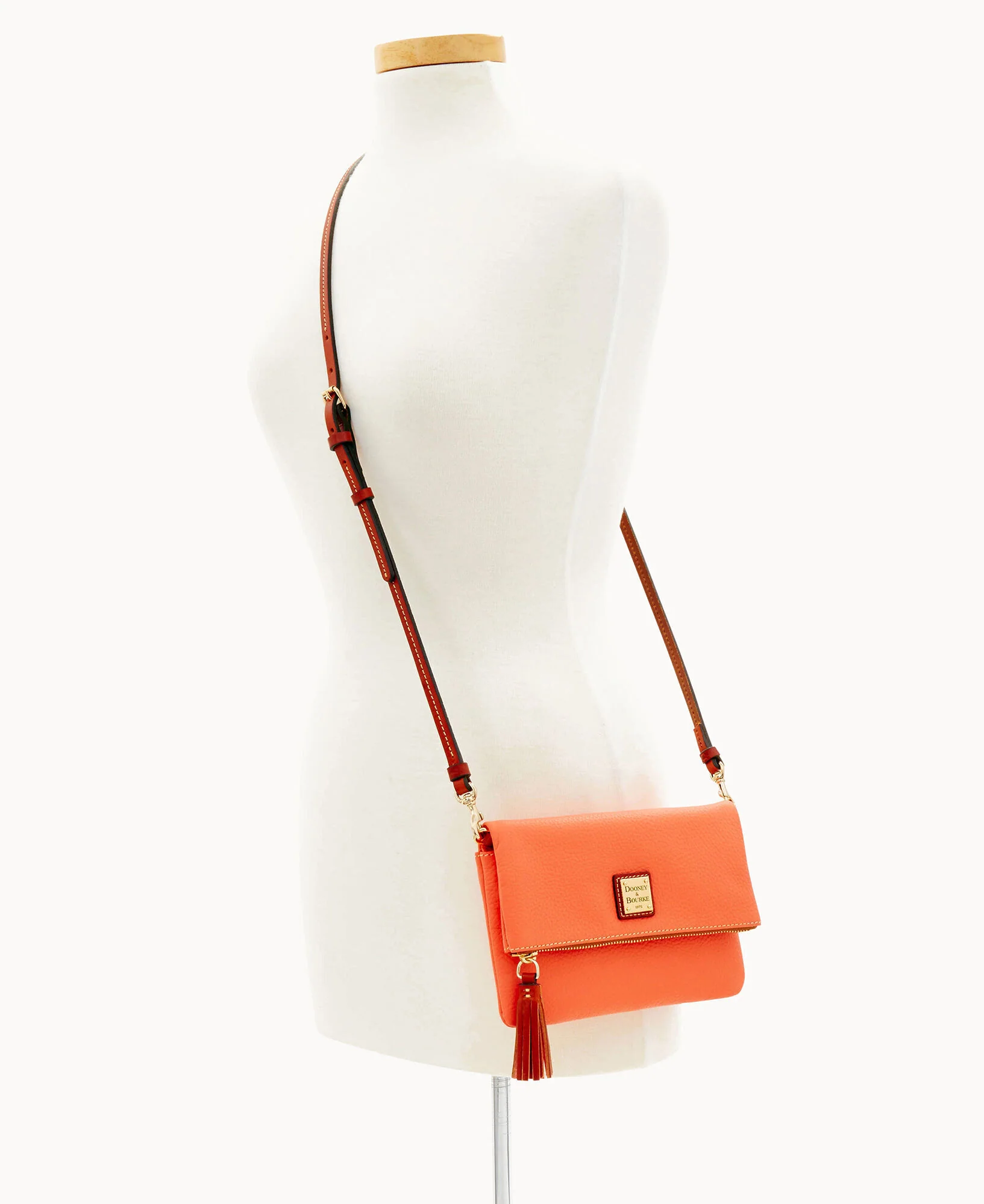 Pebble Grain Foldover Zip Crossbody - Image 53