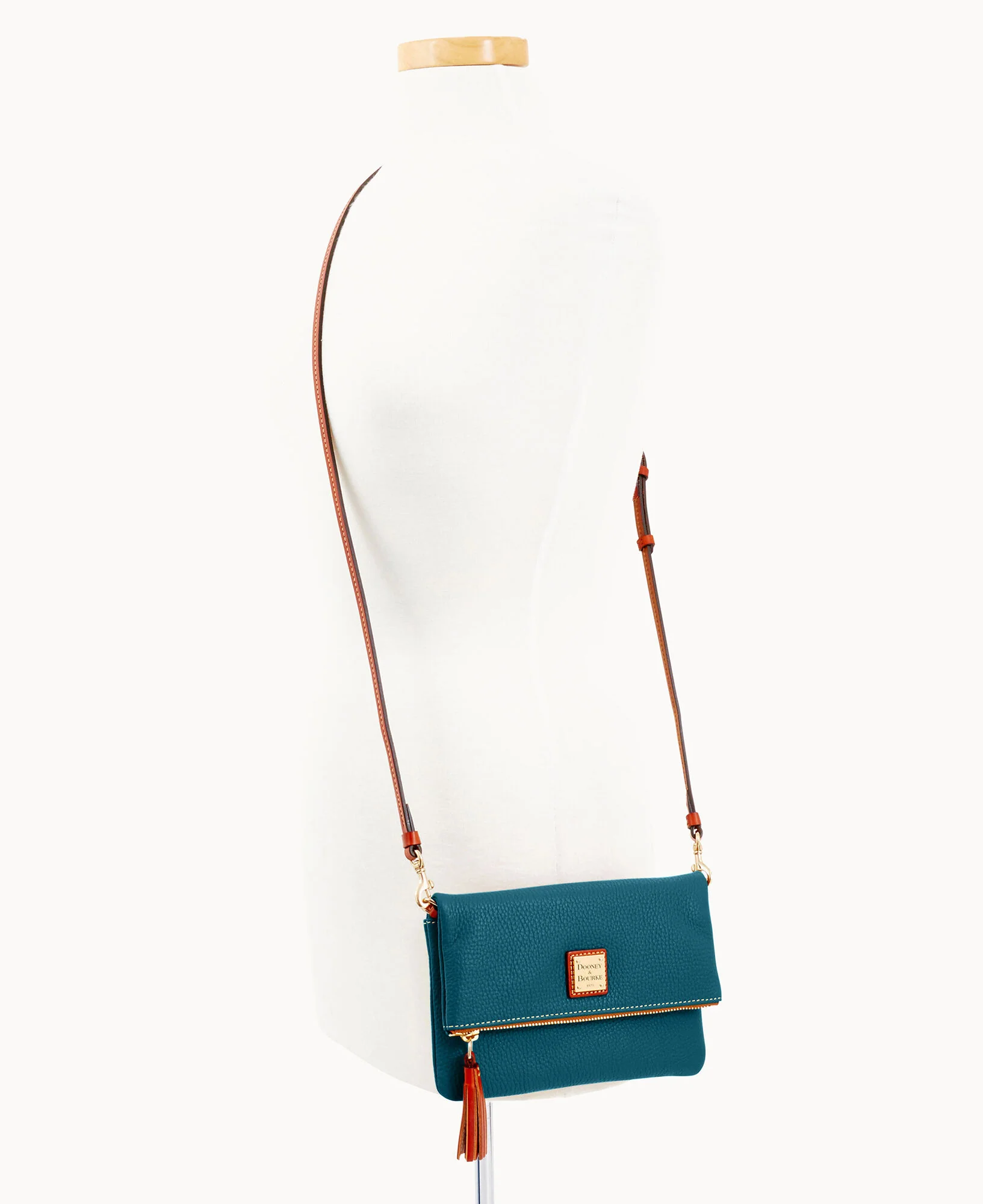 Pebble Grain Foldover Zip Crossbody - Image 62