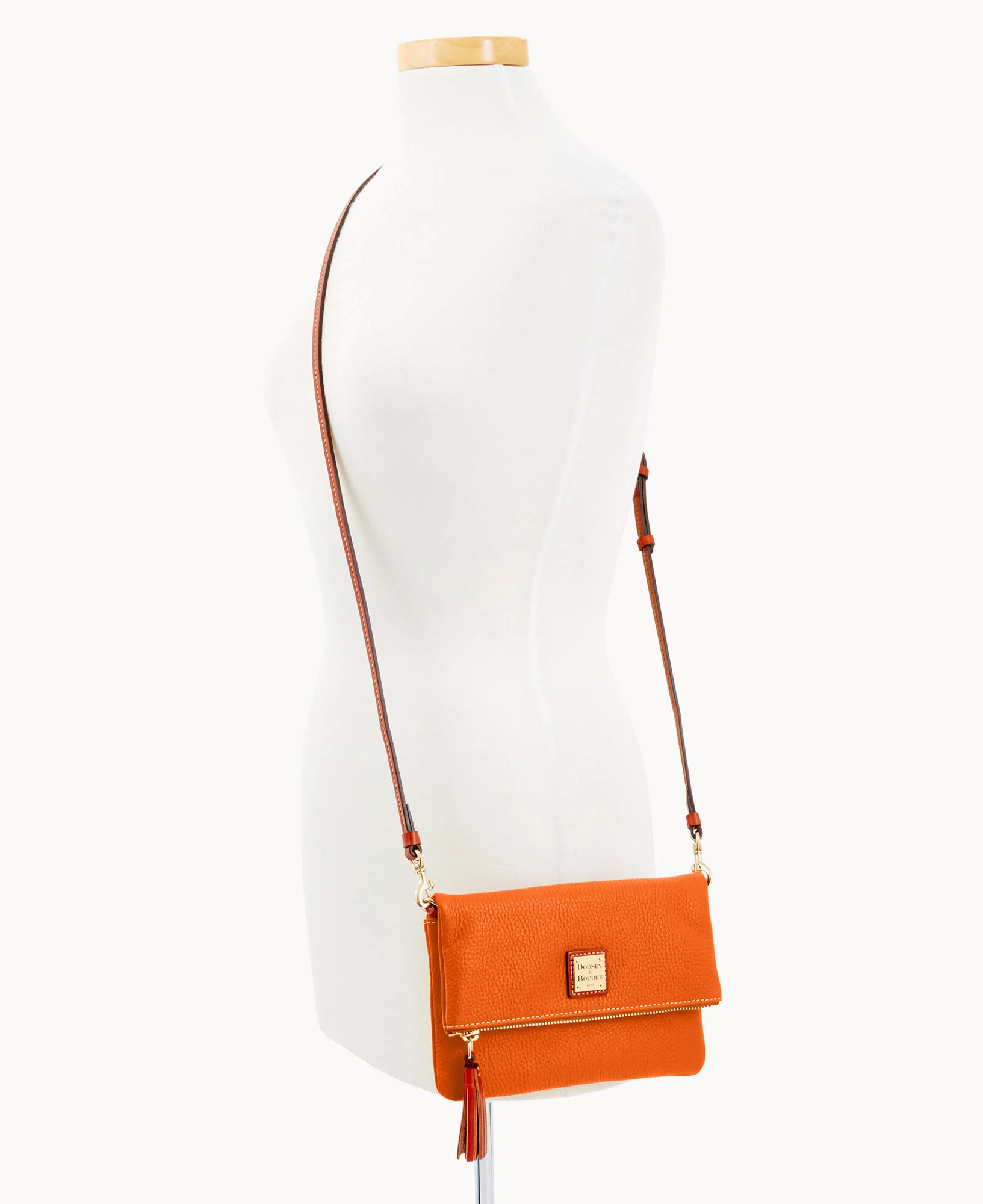 Pebble Grain Foldover Zip Crossbody - Image 66