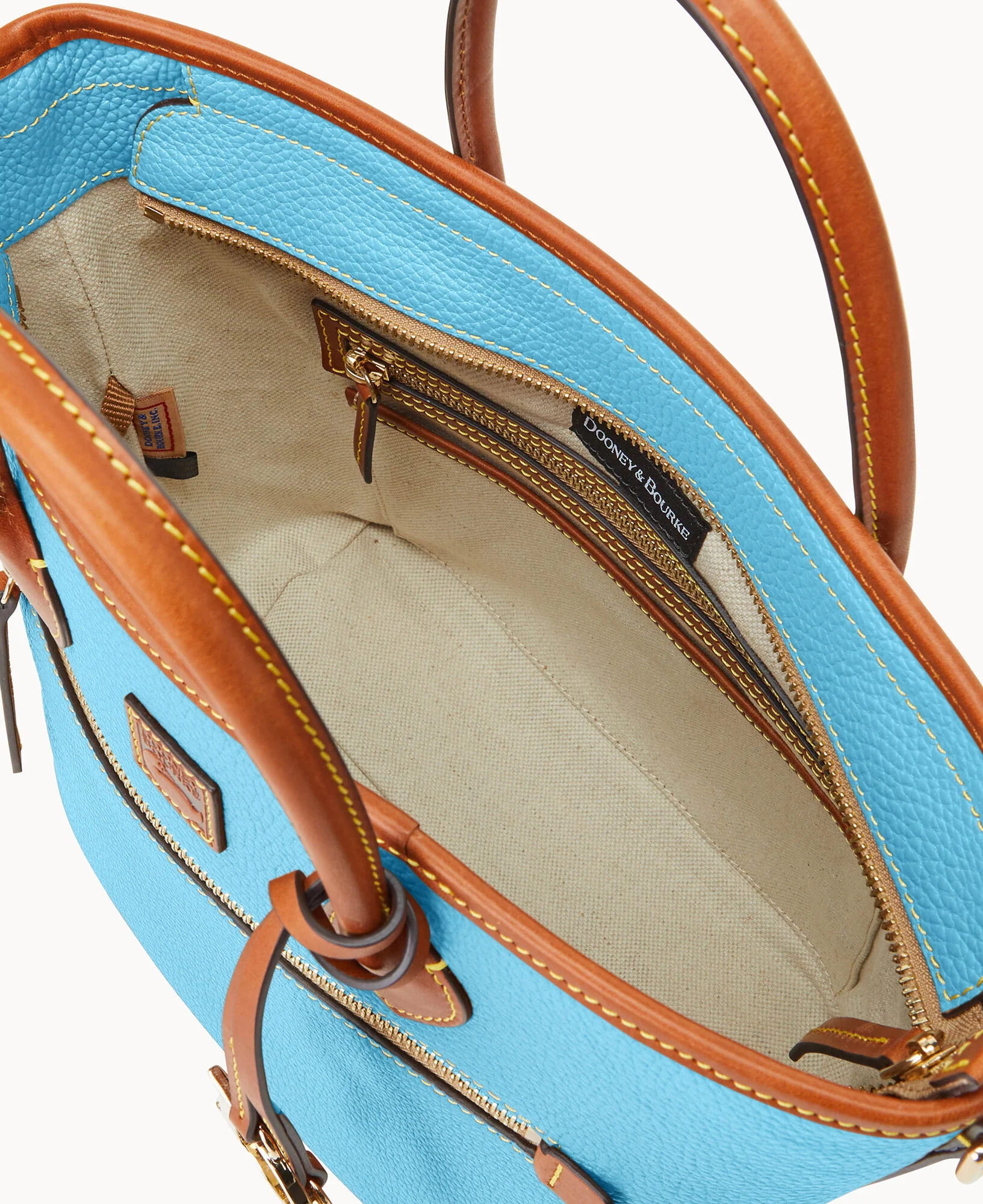 Pebble Grain Handle Tote - Image 12