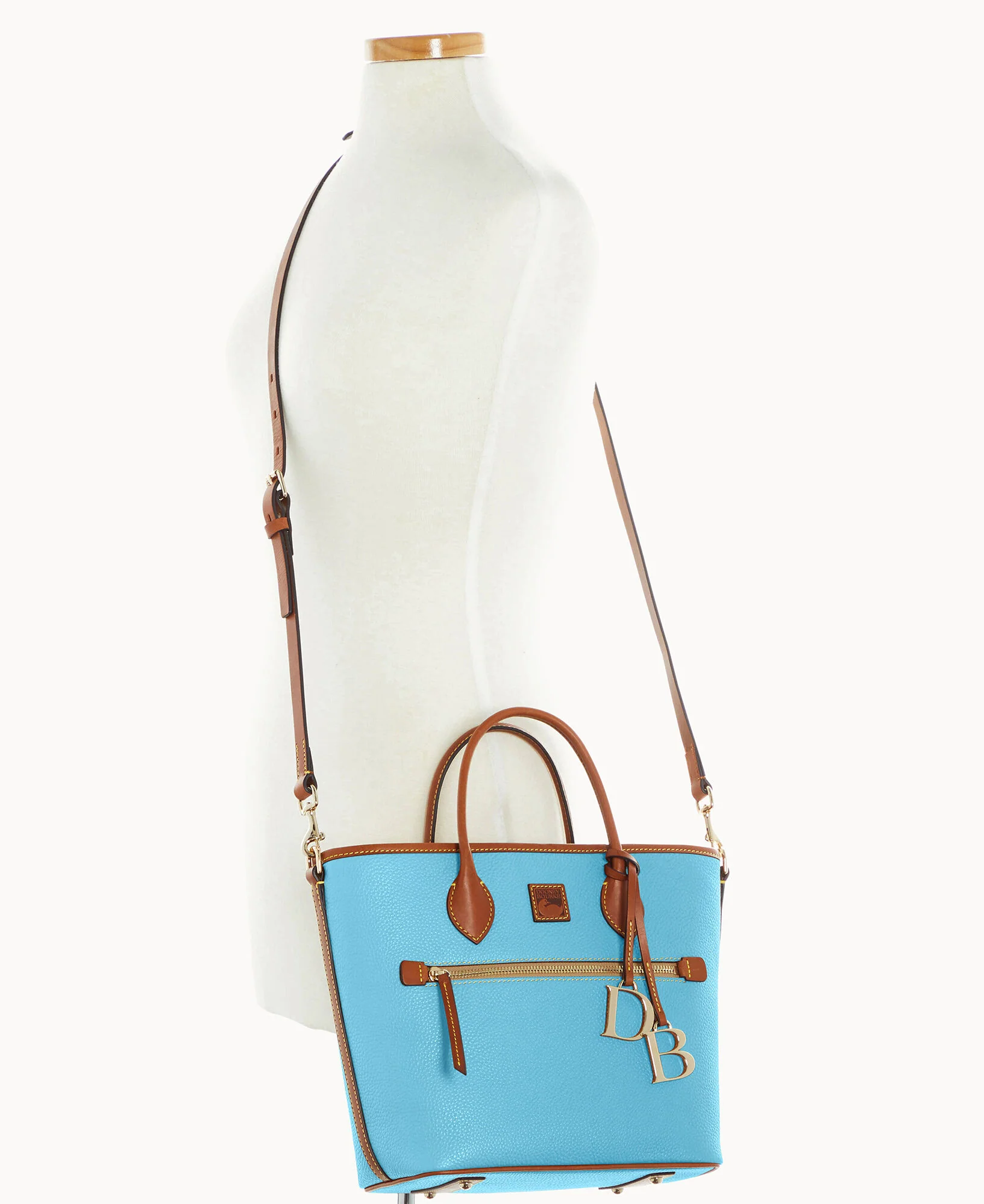 Pebble Grain Handle Tote - Image 13