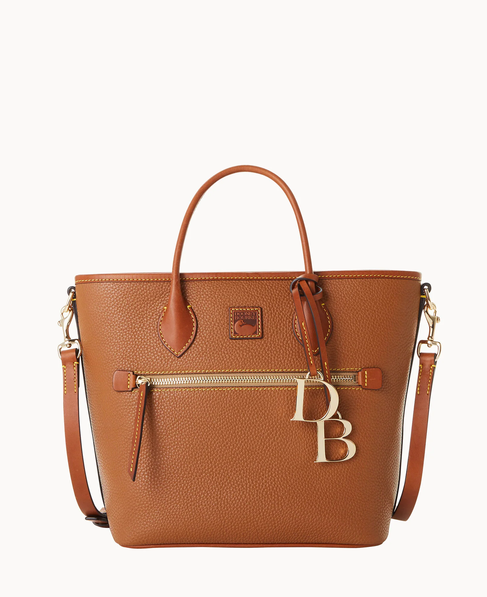 Pebble Grain Handle Tote - Image 14