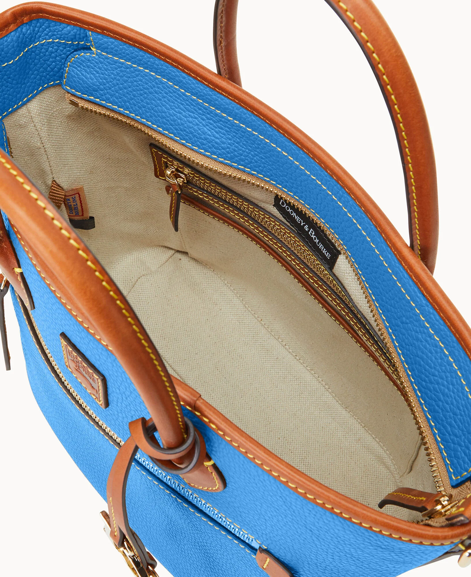 Pebble Grain Handle Tote - Image 19