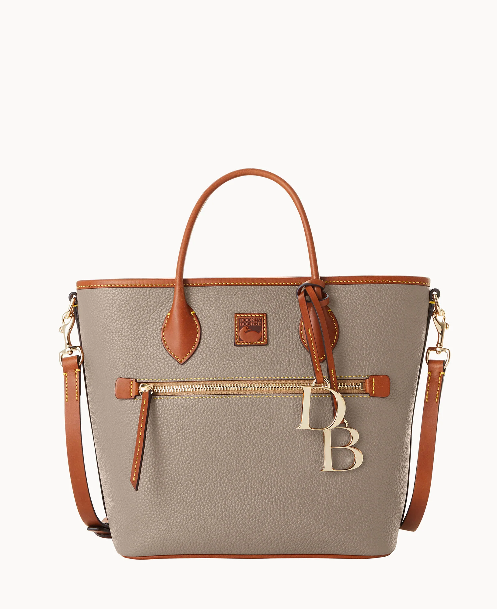 Pebble Grain Handle Tote - Image 20