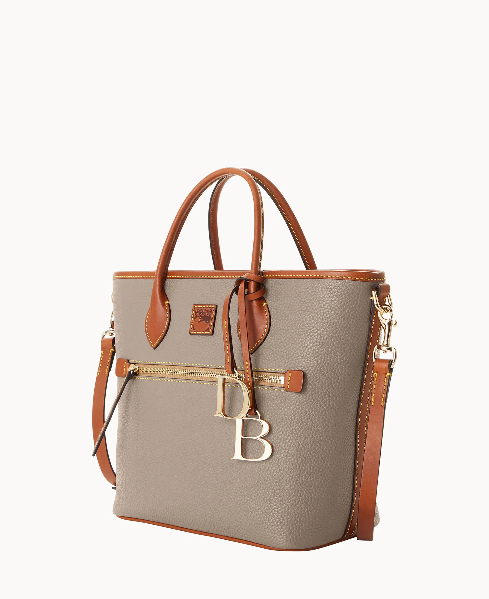 Pebble Grain Handle Tote - Image 21