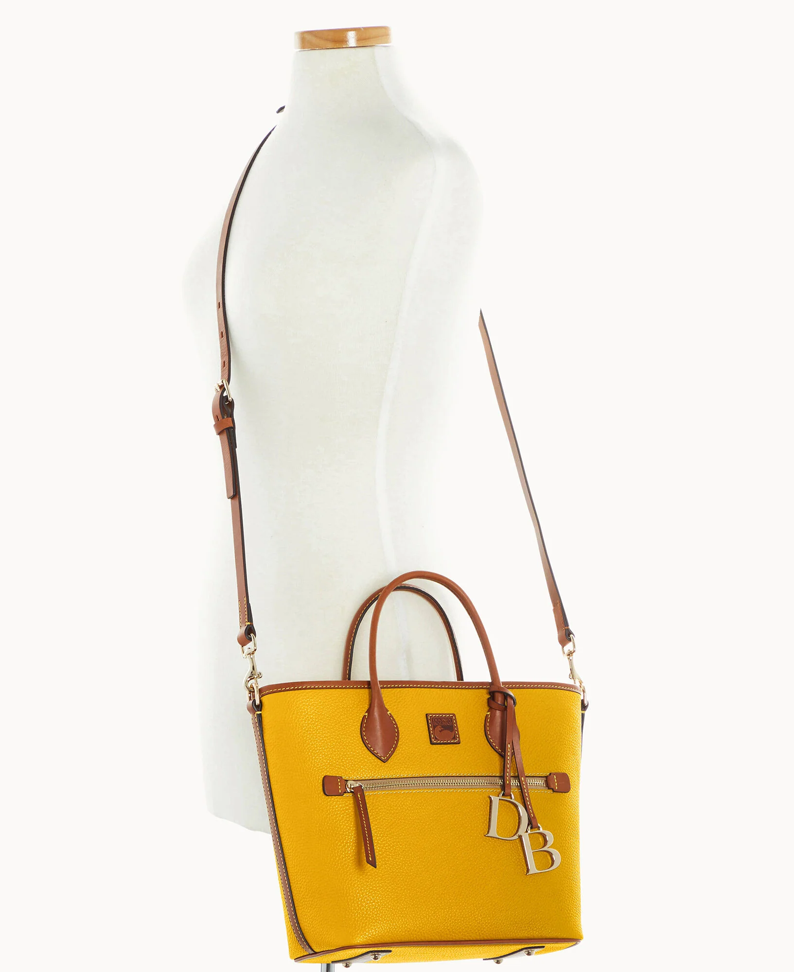 Pebble Grain Handle Tote - Image 31