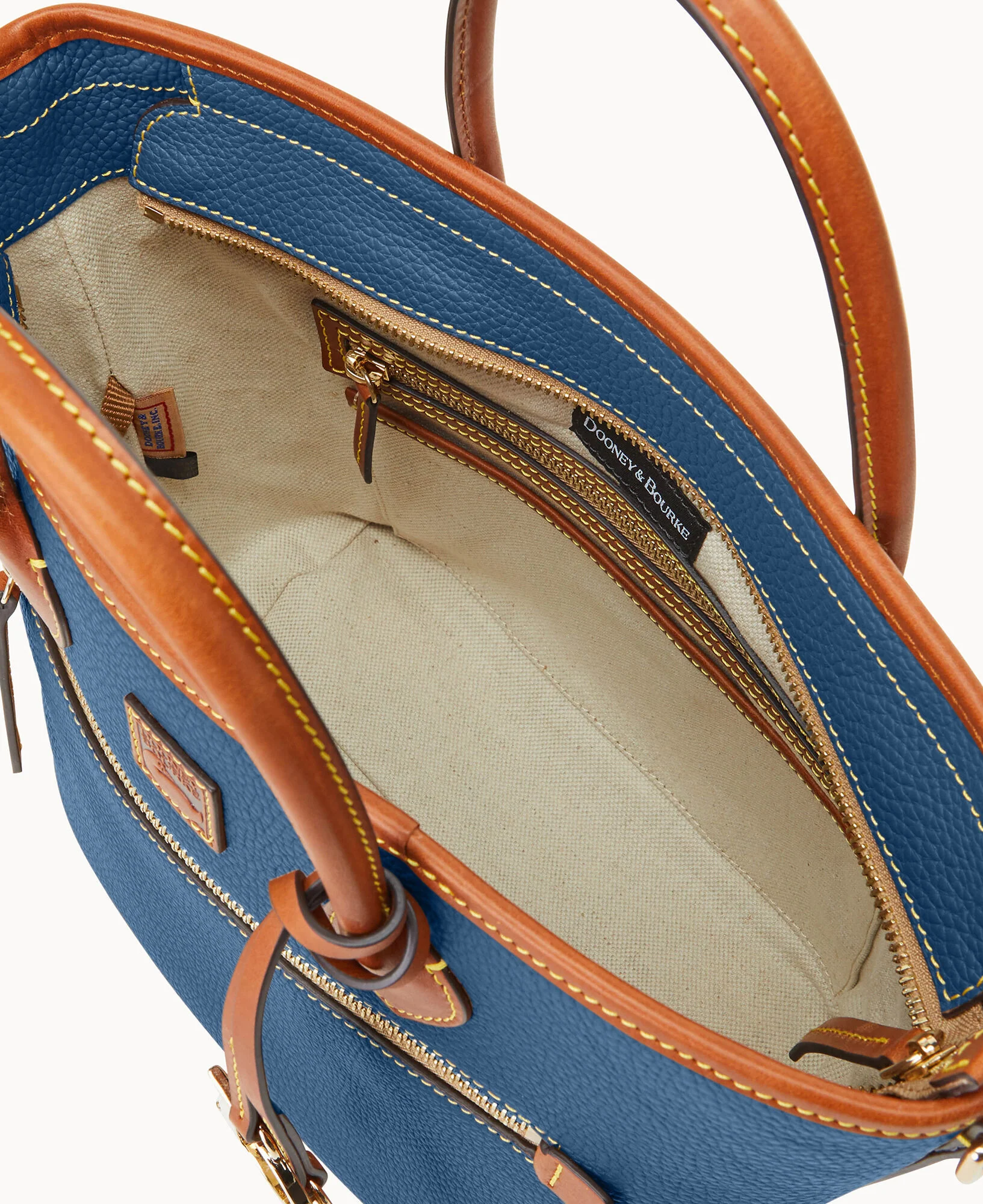 Pebble Grain Handle Tote - Image 34