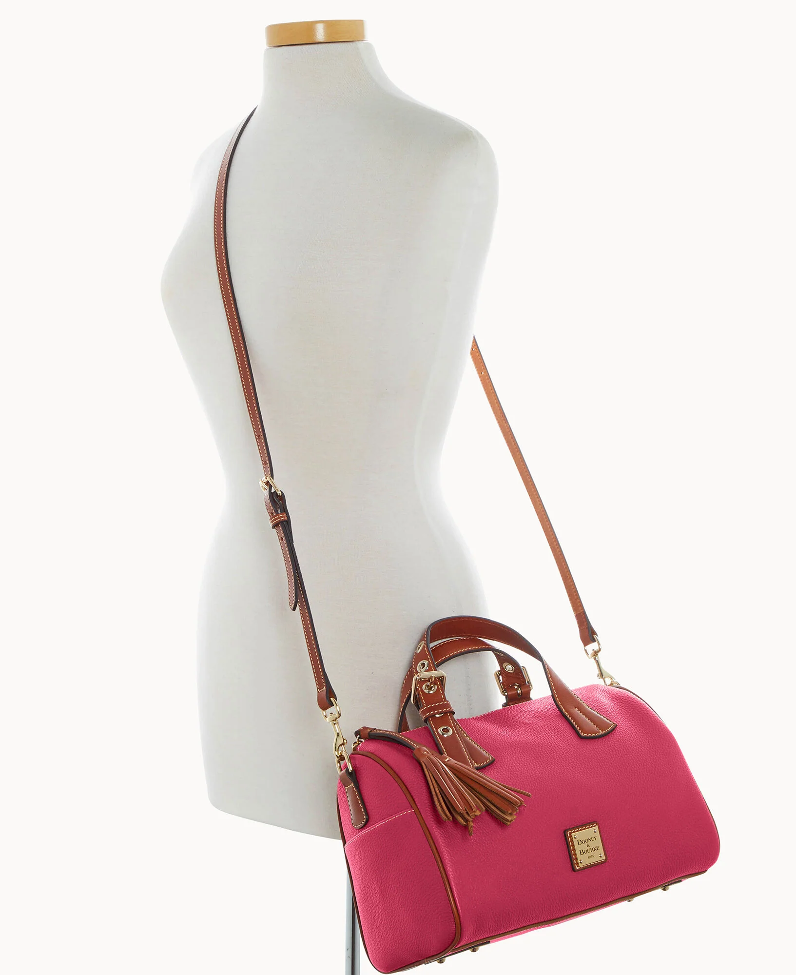 Pebble Grain Kendra Satchel - Image 14