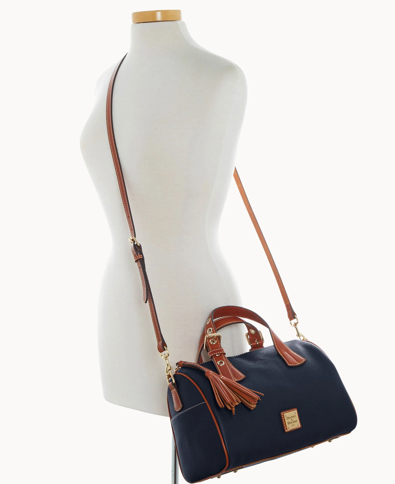 Pebble Grain Kendra Satchel - Image 18